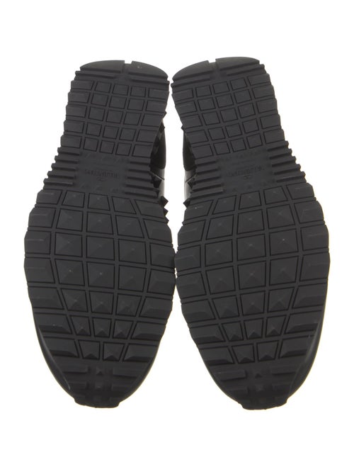 Valentino Leather Studded Accents Sneakers