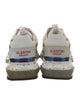 Valentino Leather Colorblock Pattern Sneakers