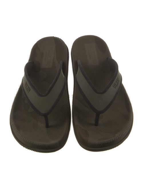 Valentino Suede Flip Flops