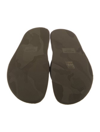 Valentino Suede Flip Flops