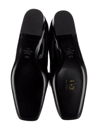 Valentino Rockstud Accents Patent Leather Loafers