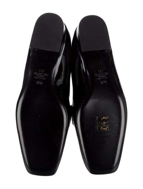Valentino Rockstud Accents Patent Leather Loafers