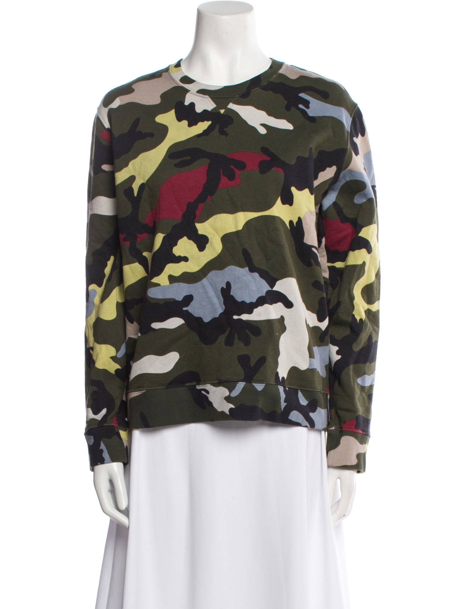 Valentino Printed Crew Neck Sweatshirt