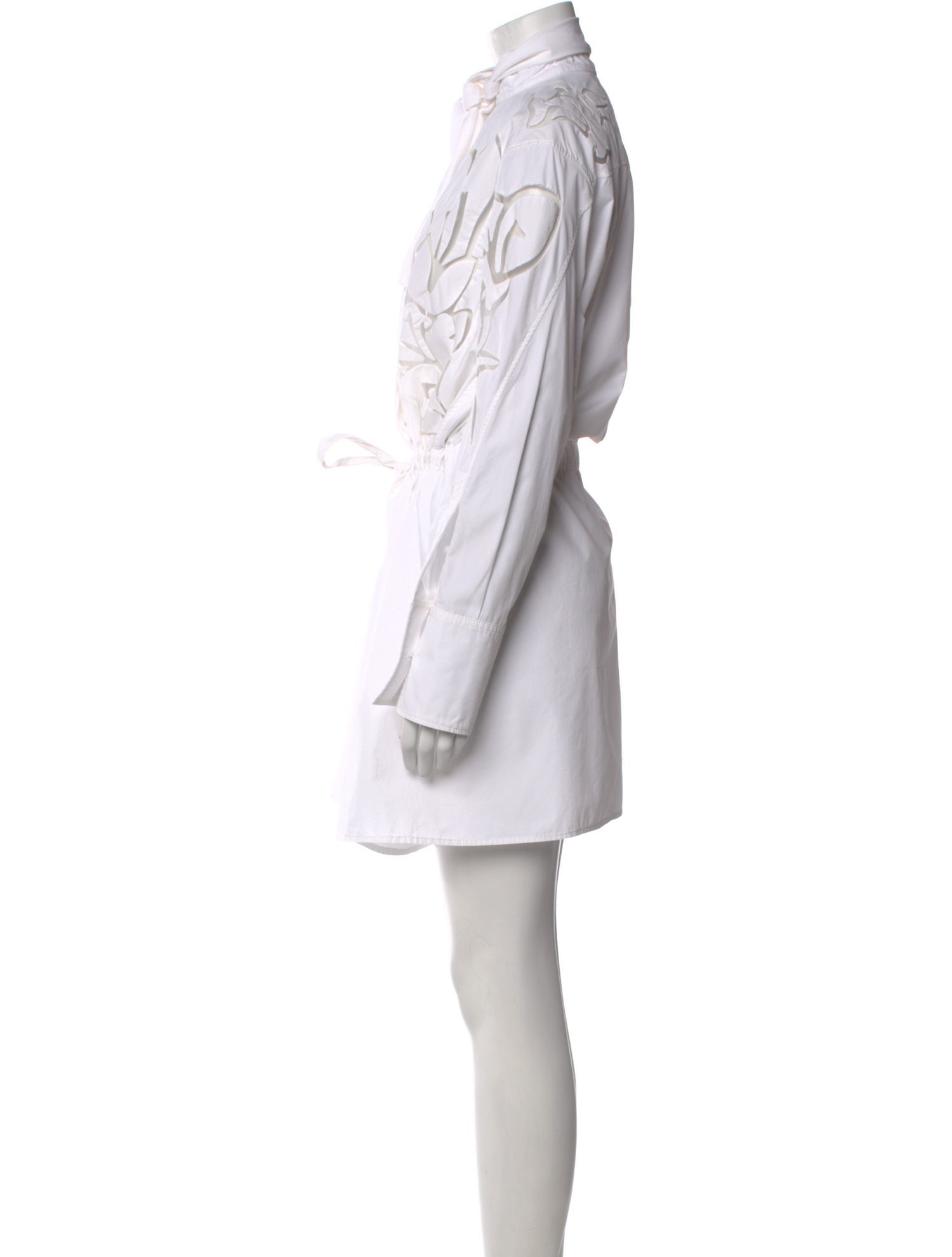 Valentino Mock Neck Mini Dress