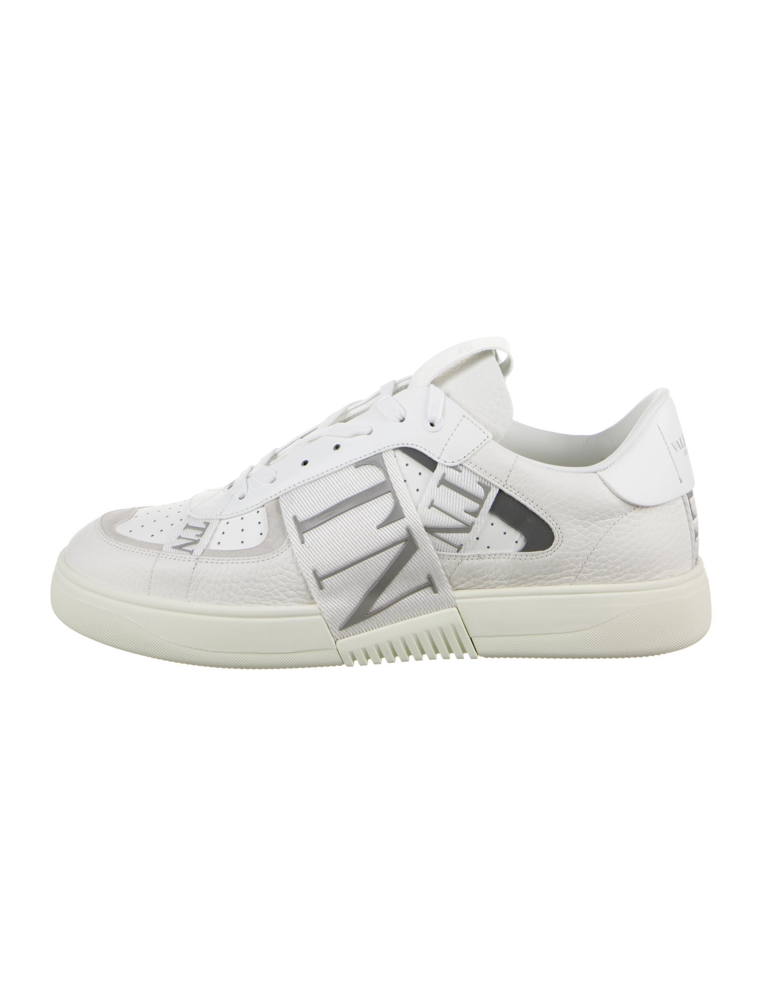 Valentino Leather Printed Sneakers w/ Tags