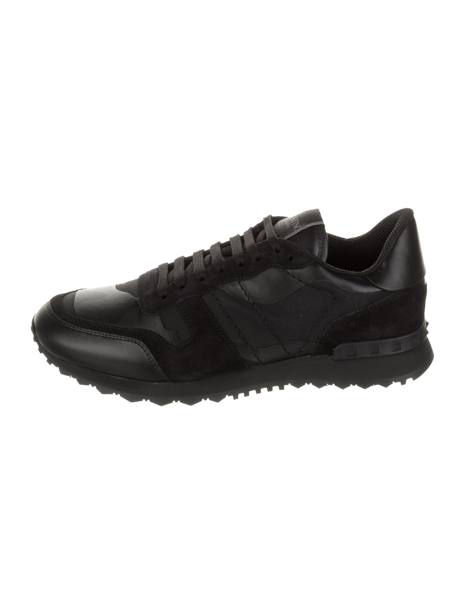 Valentino Leather Athletic Sneakers
