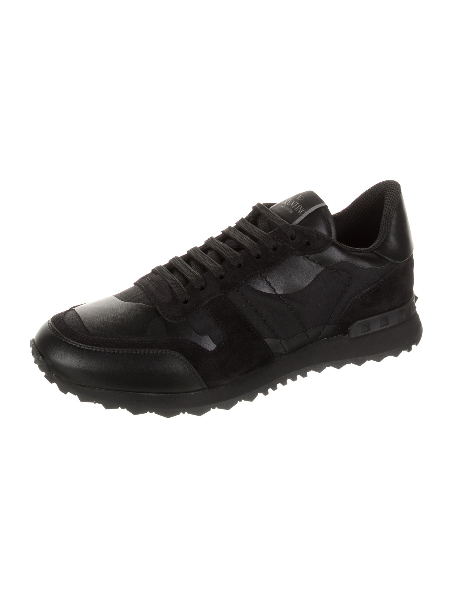 Valentino Leather Athletic Sneakers