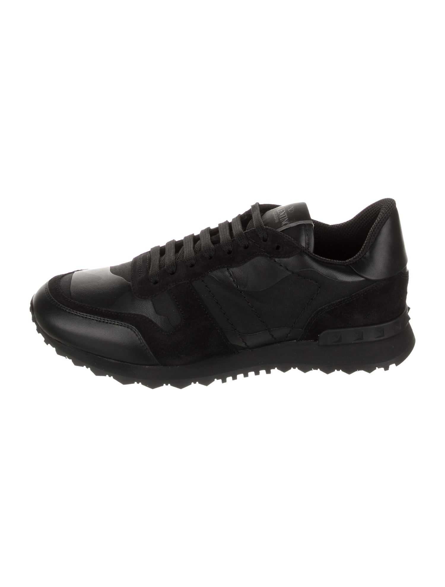 Valentino Leather Athletic Sneakers