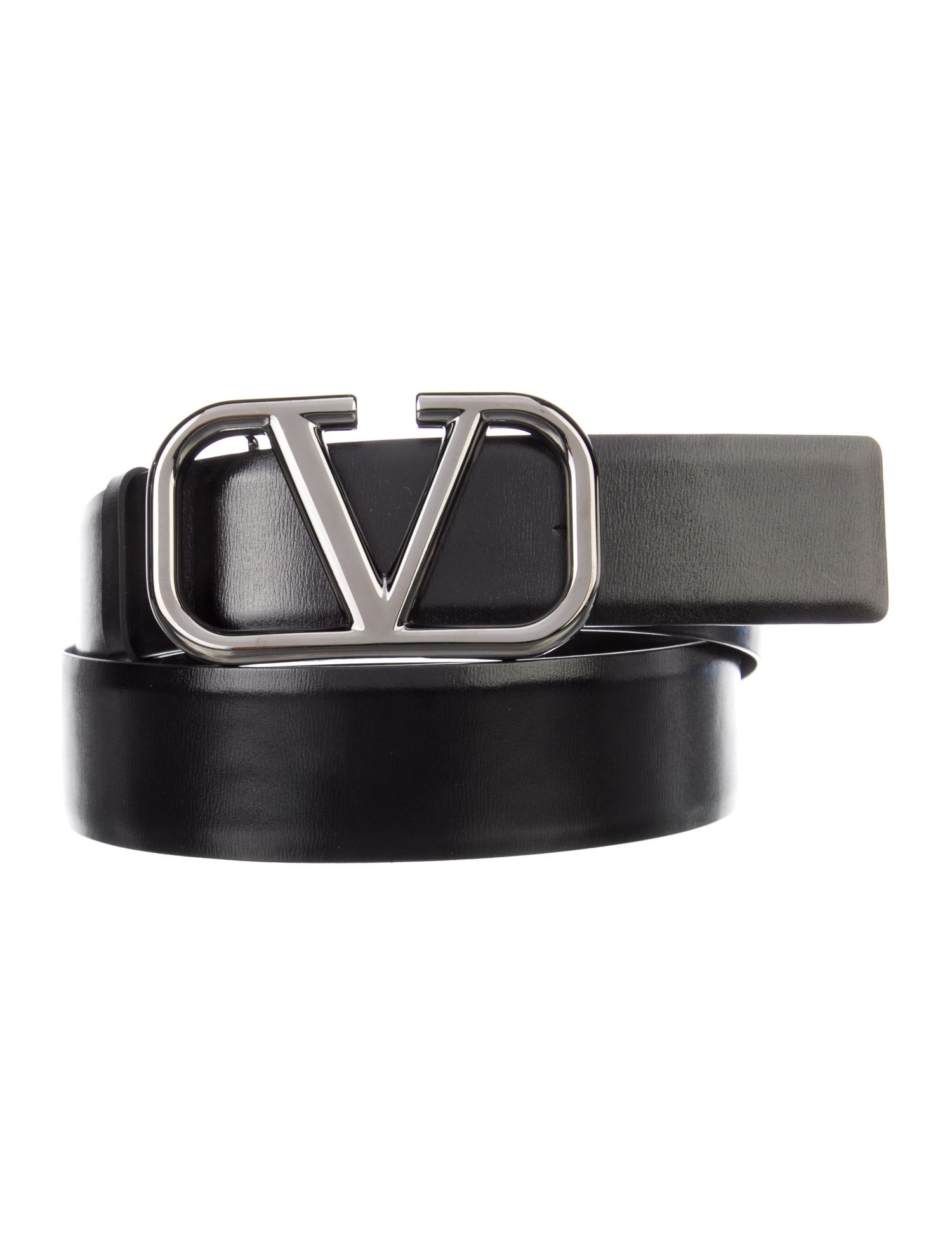 Valentino Skinny Leather Belt