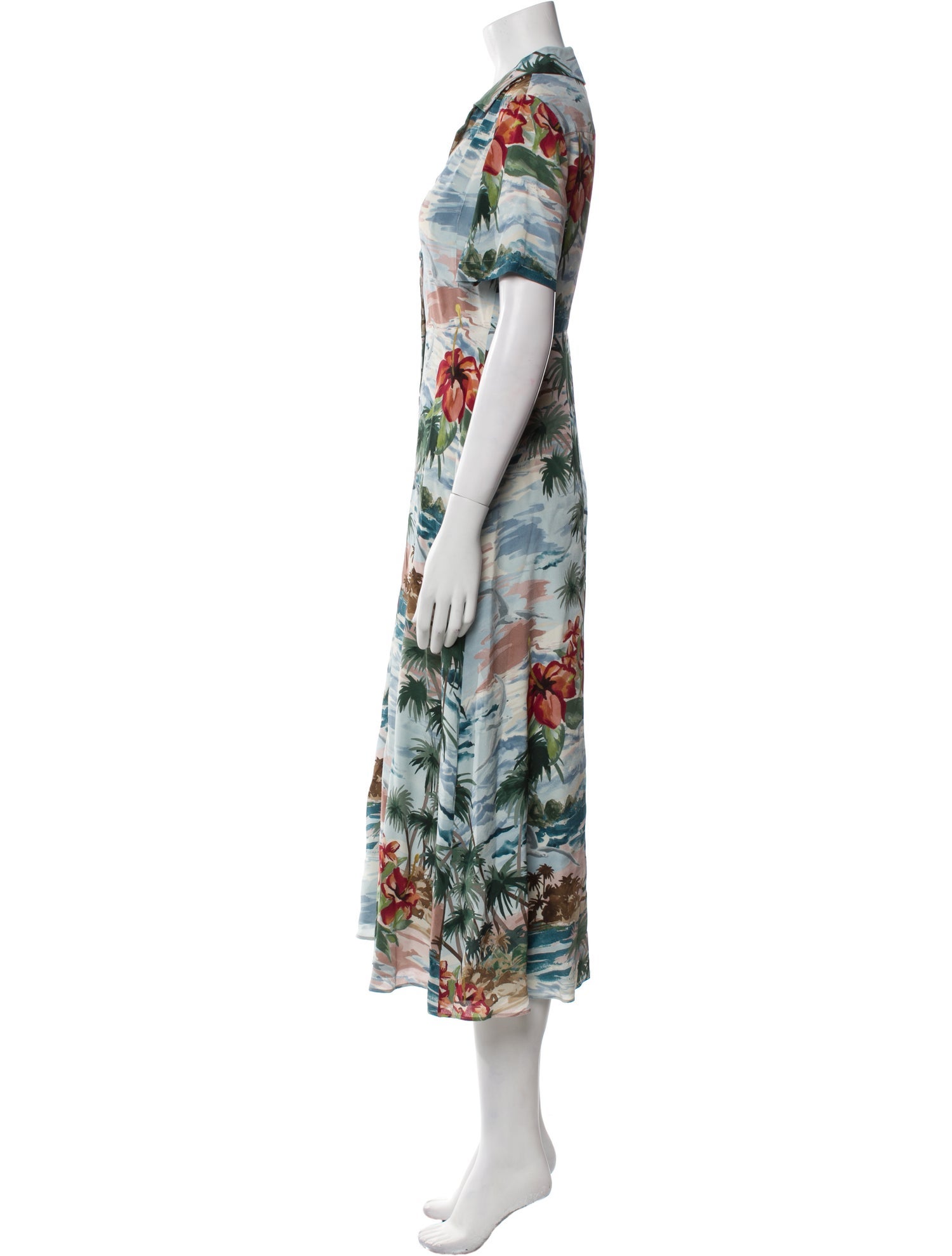 Valentino Silk Long Dress w/ Tags