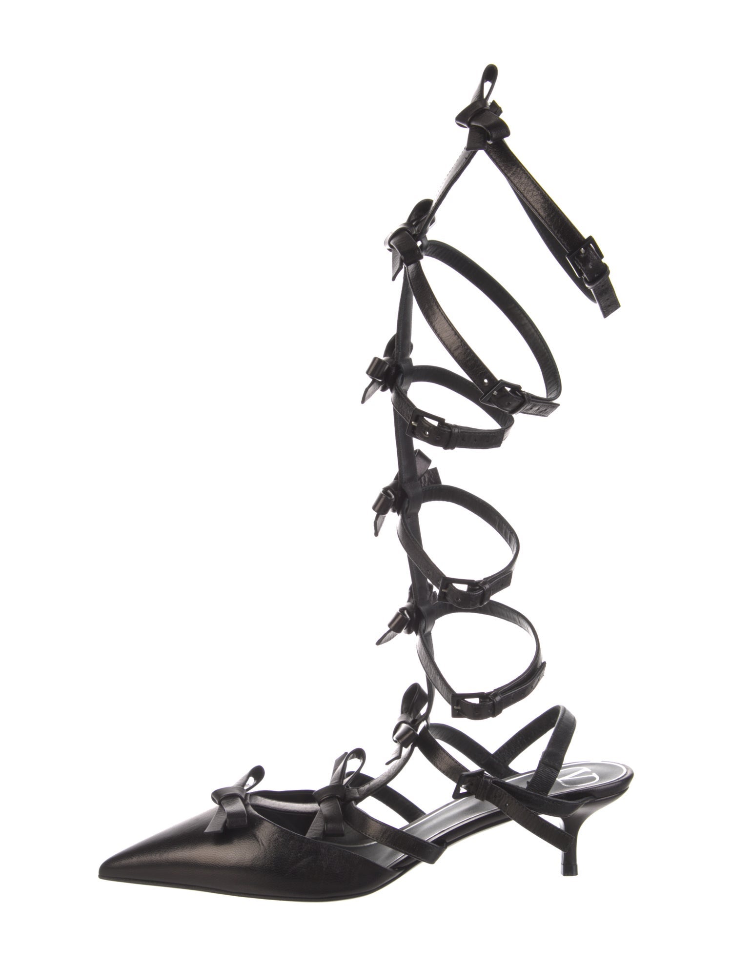 Valentino Leather D'Orsay Pumps