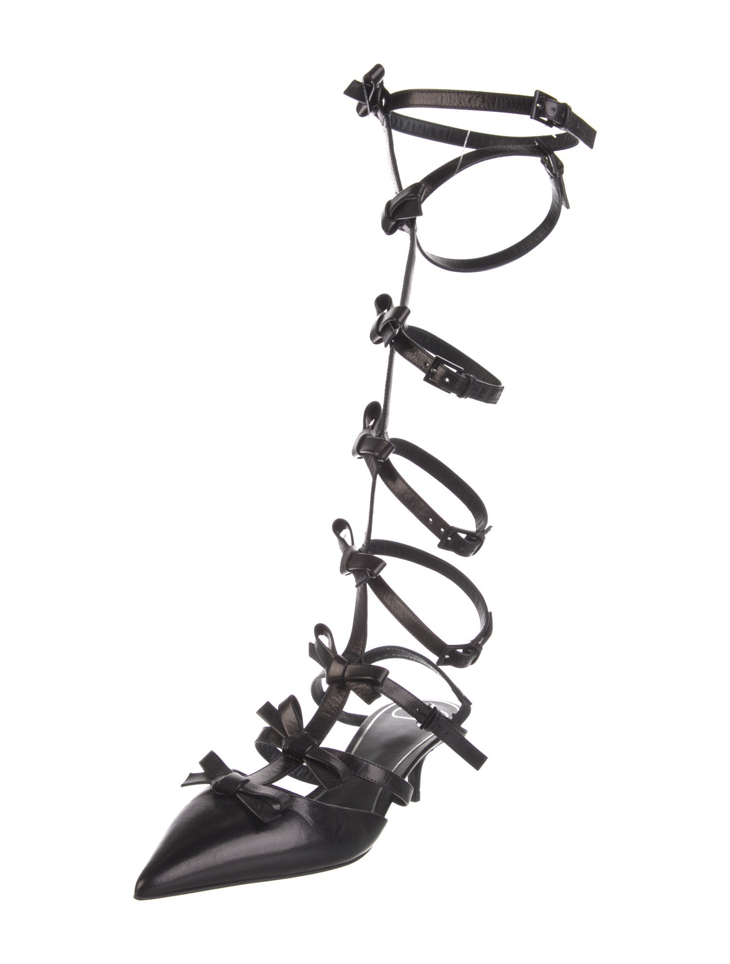 Valentino Leather D'Orsay Pumps