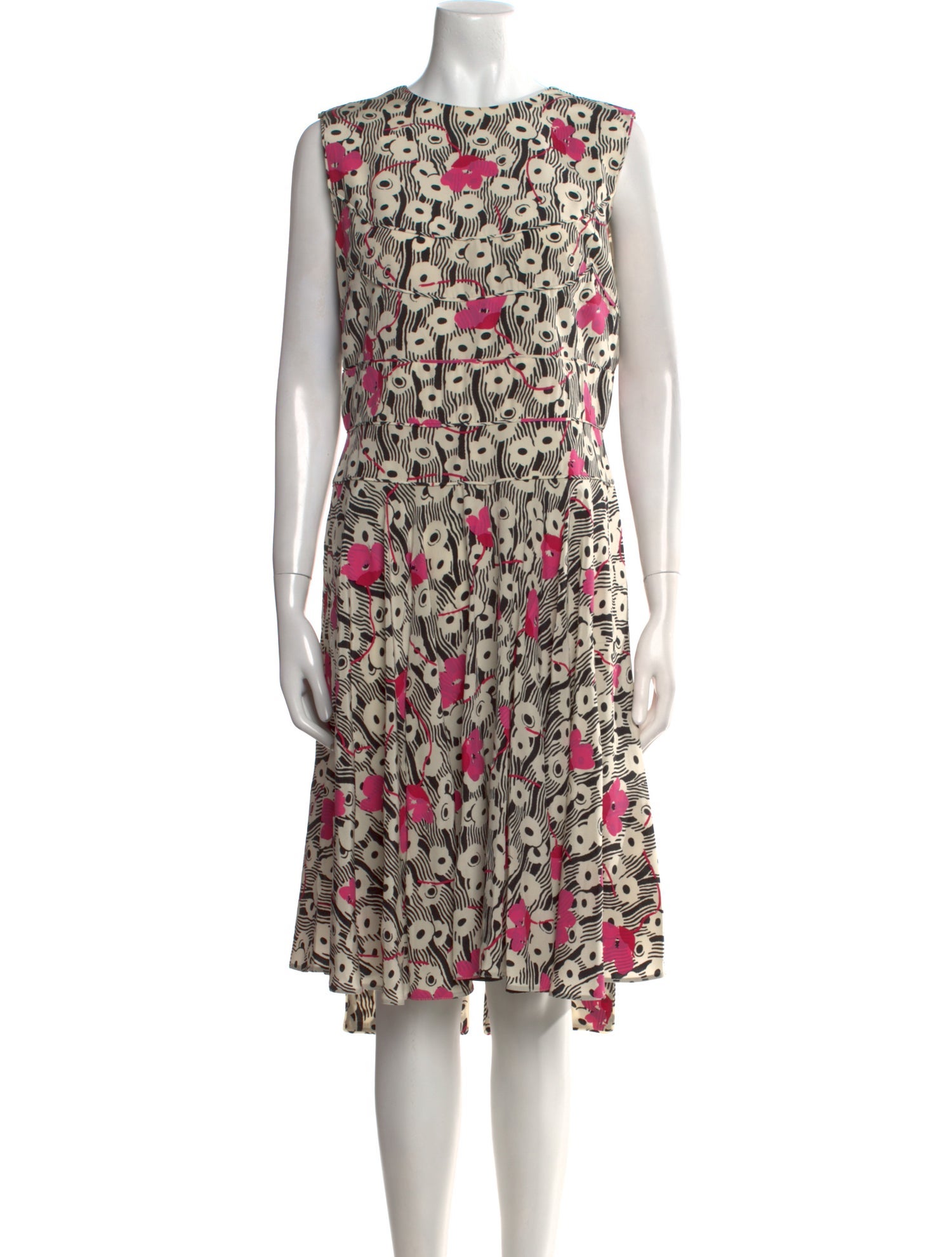 Valentino Silk Knee-Length Dress