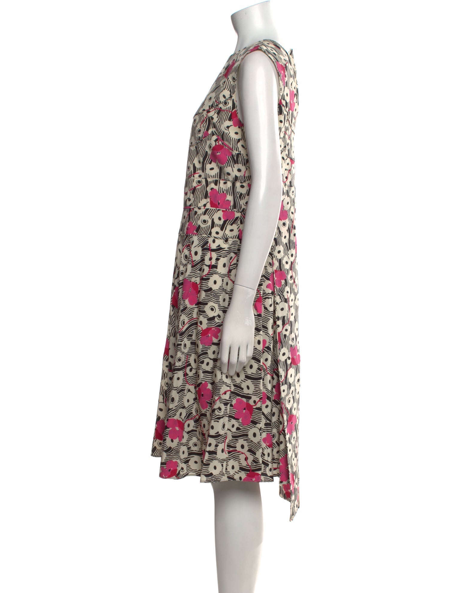 Valentino Silk Knee-Length Dress