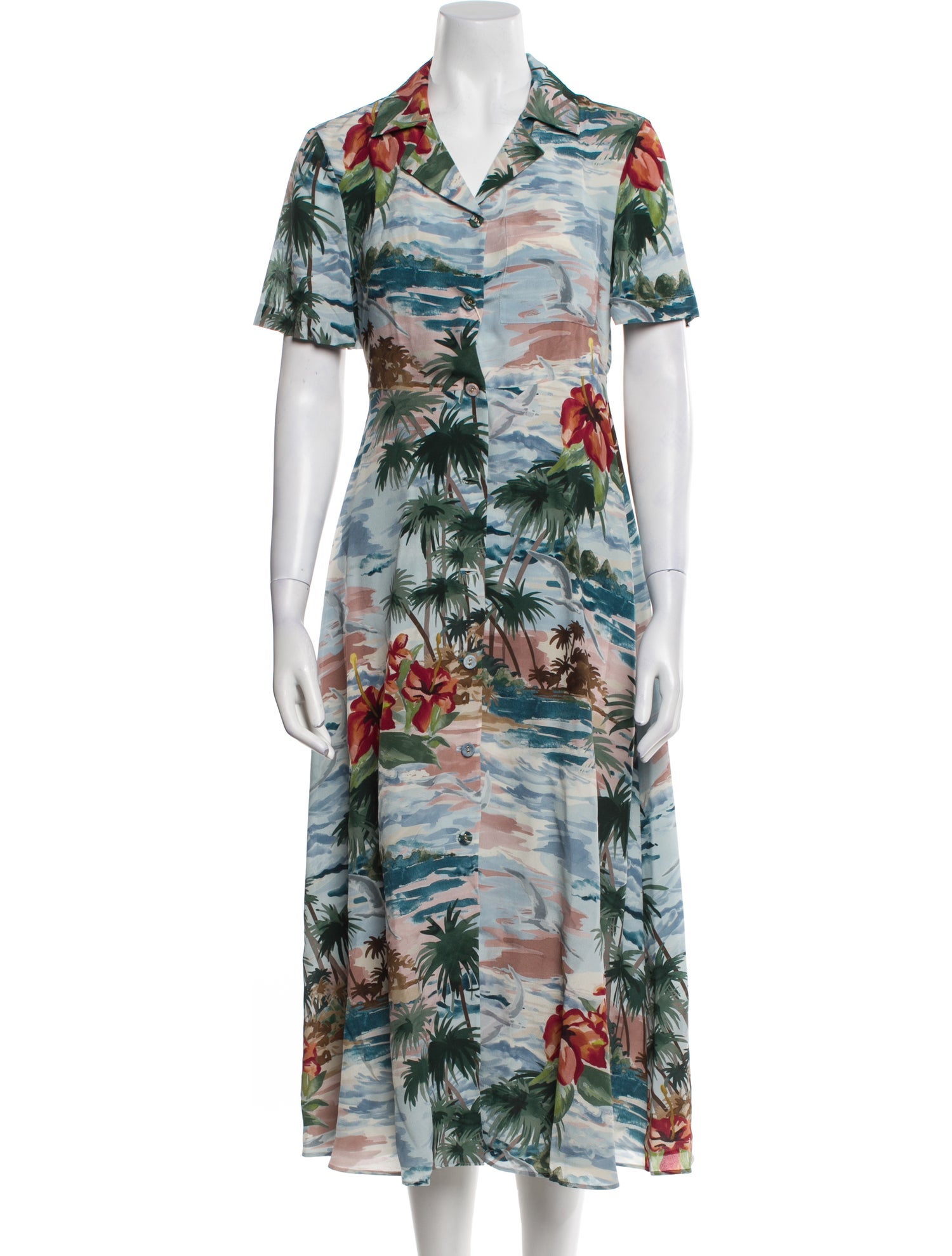 Valentino Silk Long Dress w/ Tags