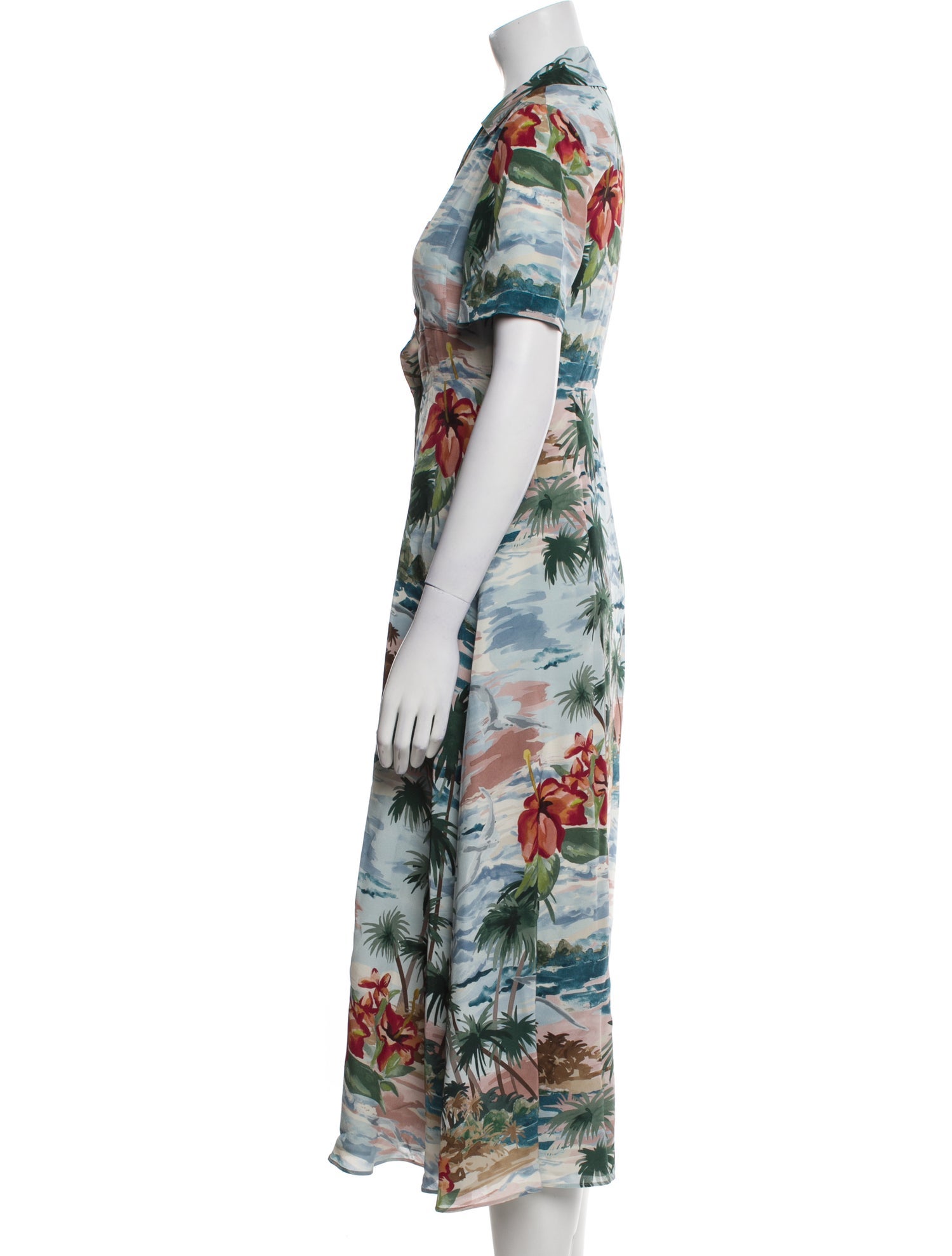 Valentino Silk Long Dress w/ Tags