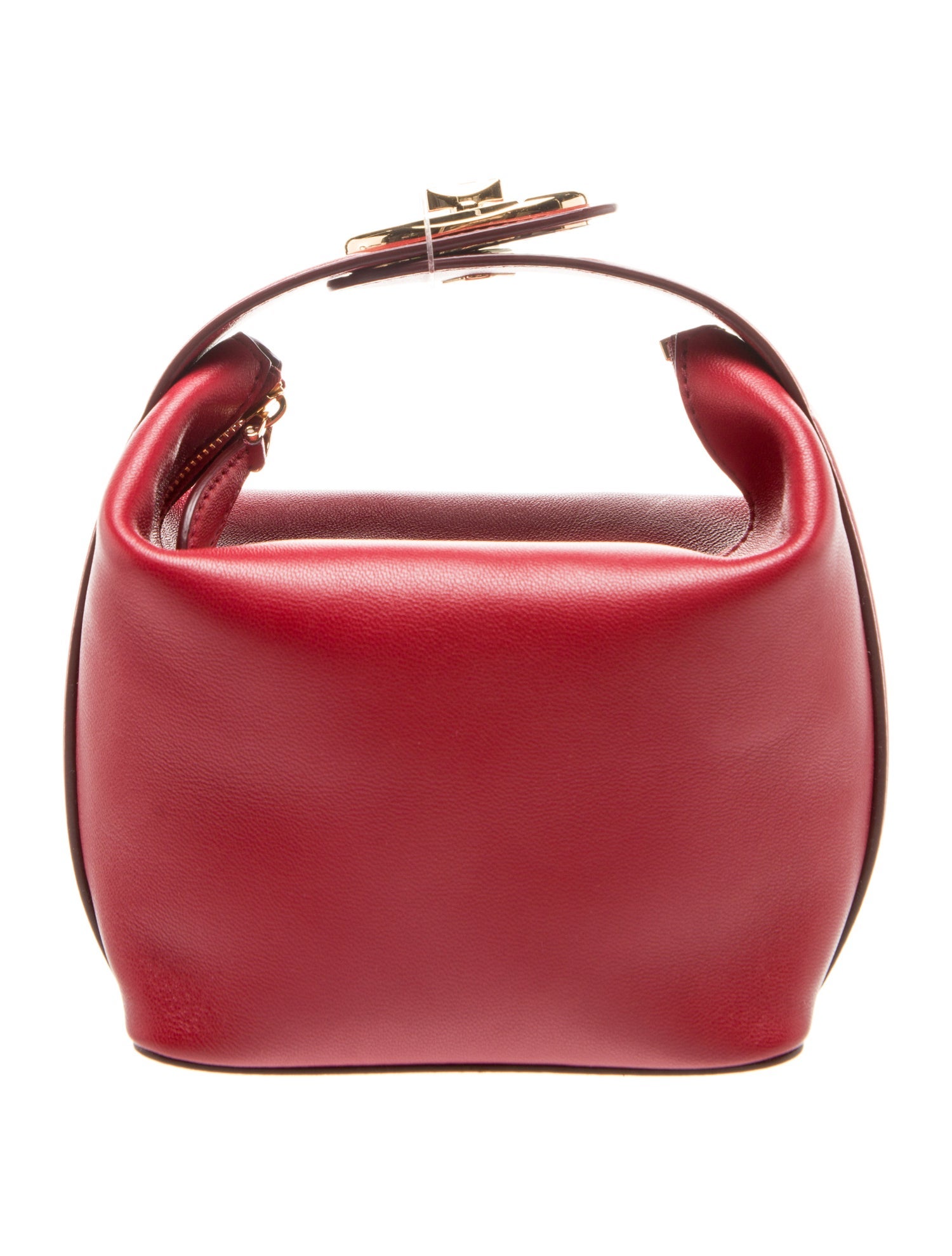 Valentino Leather Top Handle Bag
