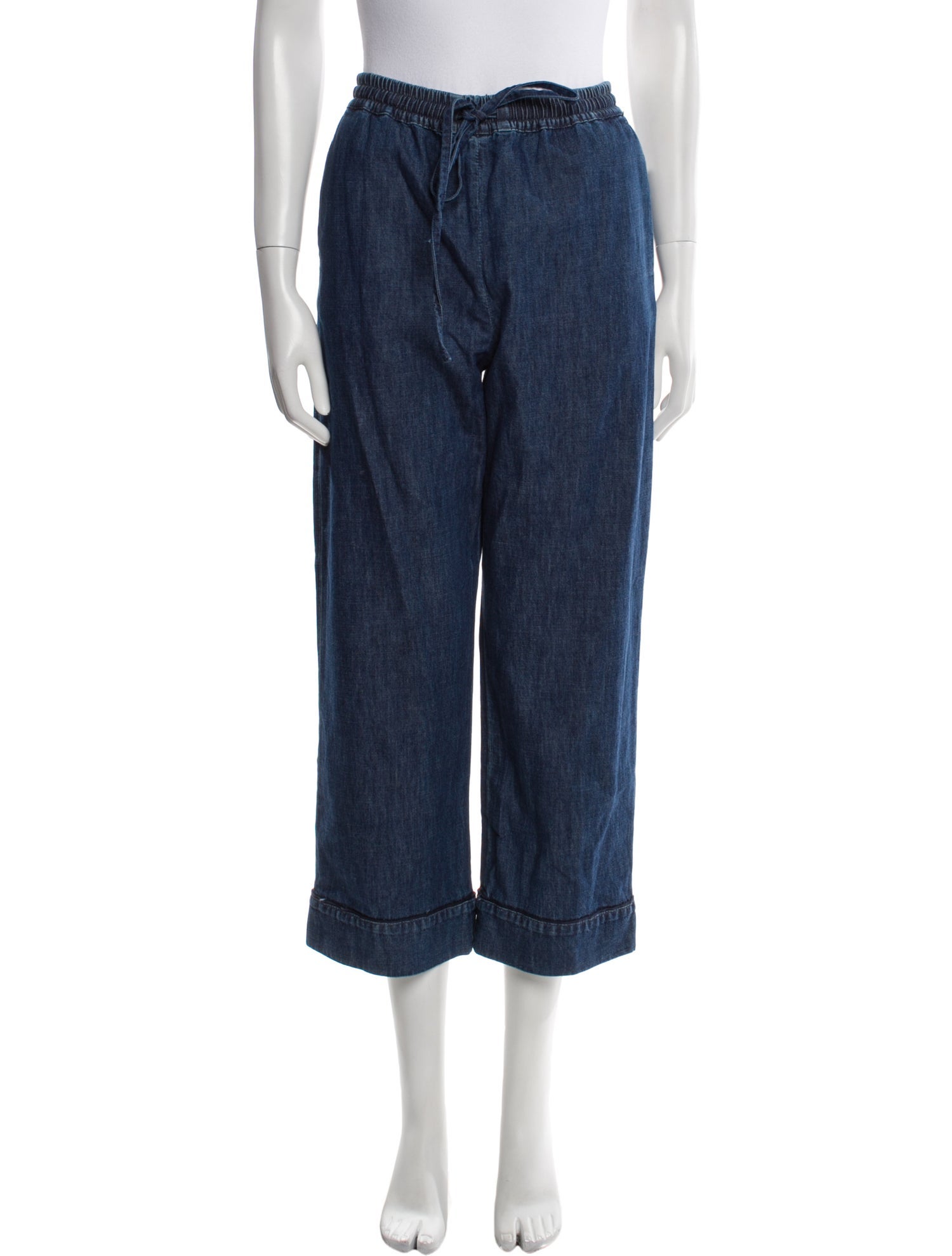 Valentino High-Rise Wide Leg Jeans