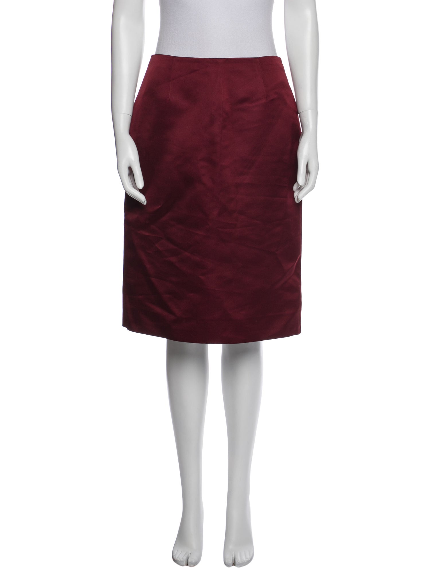 Valentino Silk Knee-Length Skirt