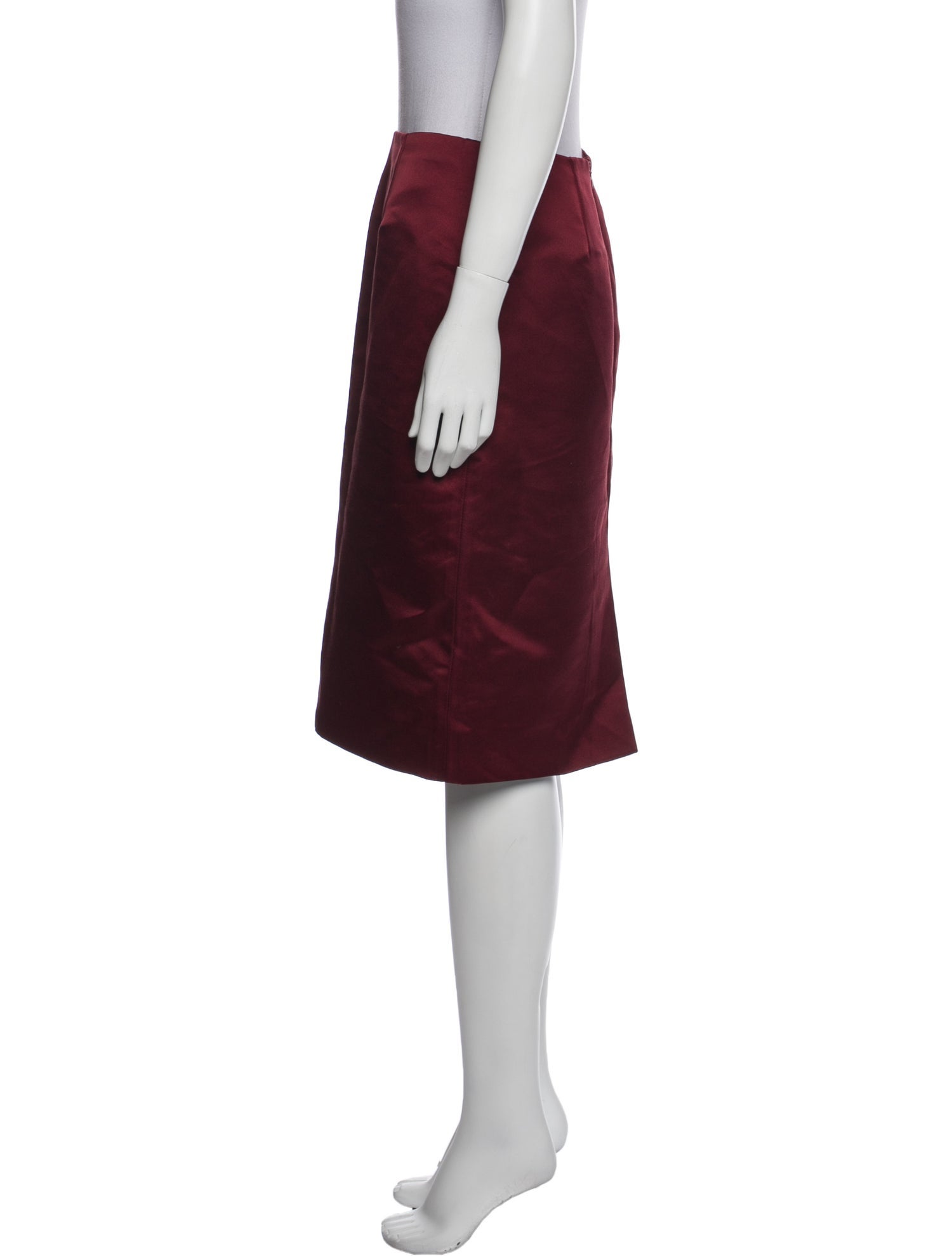 Valentino Silk Knee-Length Skirt