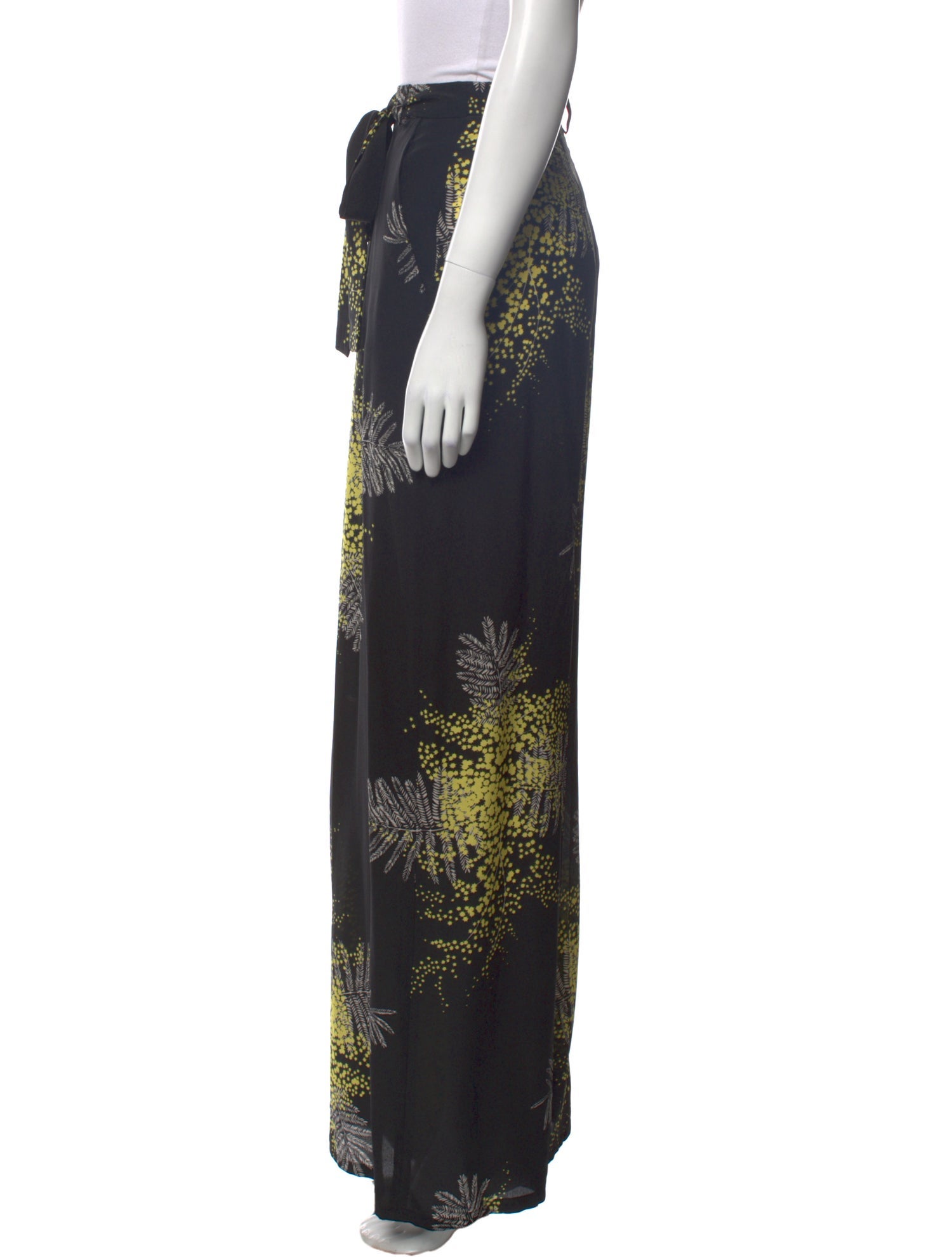 Valentino Silk Wide Leg Pants