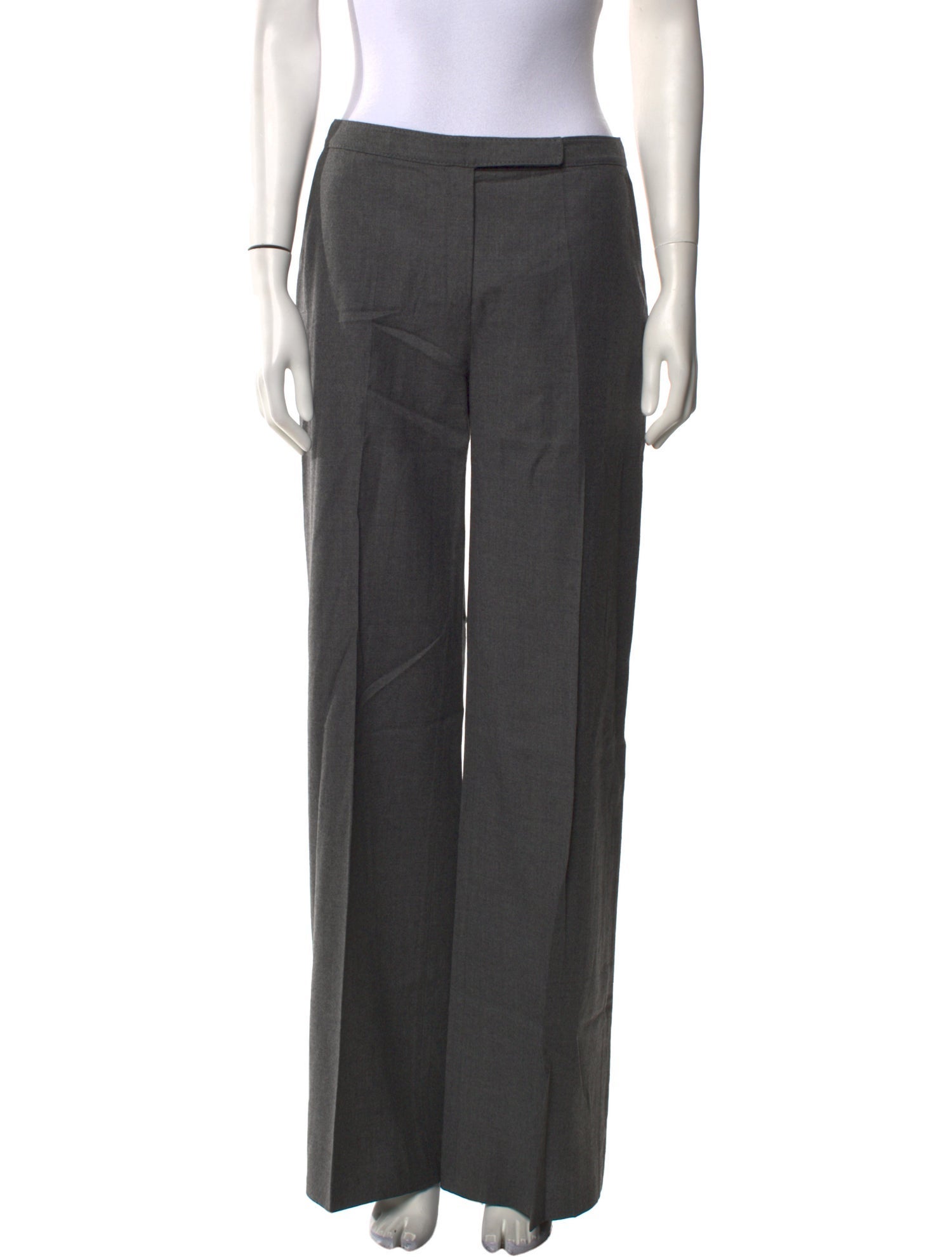 Valentino Virgin Wool Straight Leg Pants
