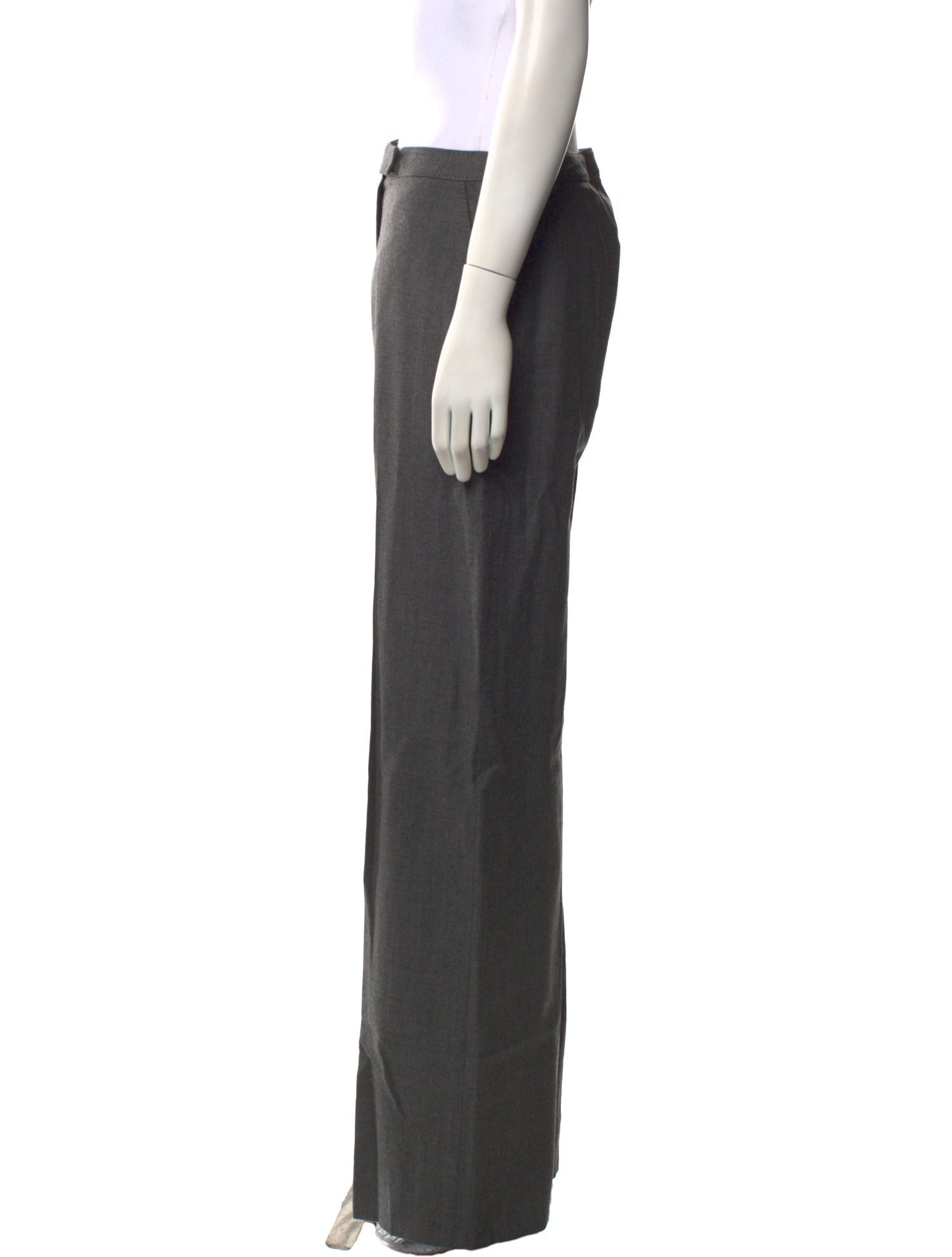 Valentino Virgin Wool Straight Leg Pants