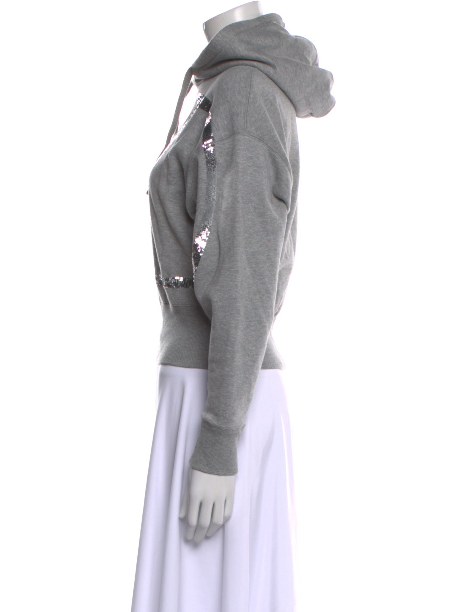 Valentino Graphic Print Tie Neck Sweatshirt