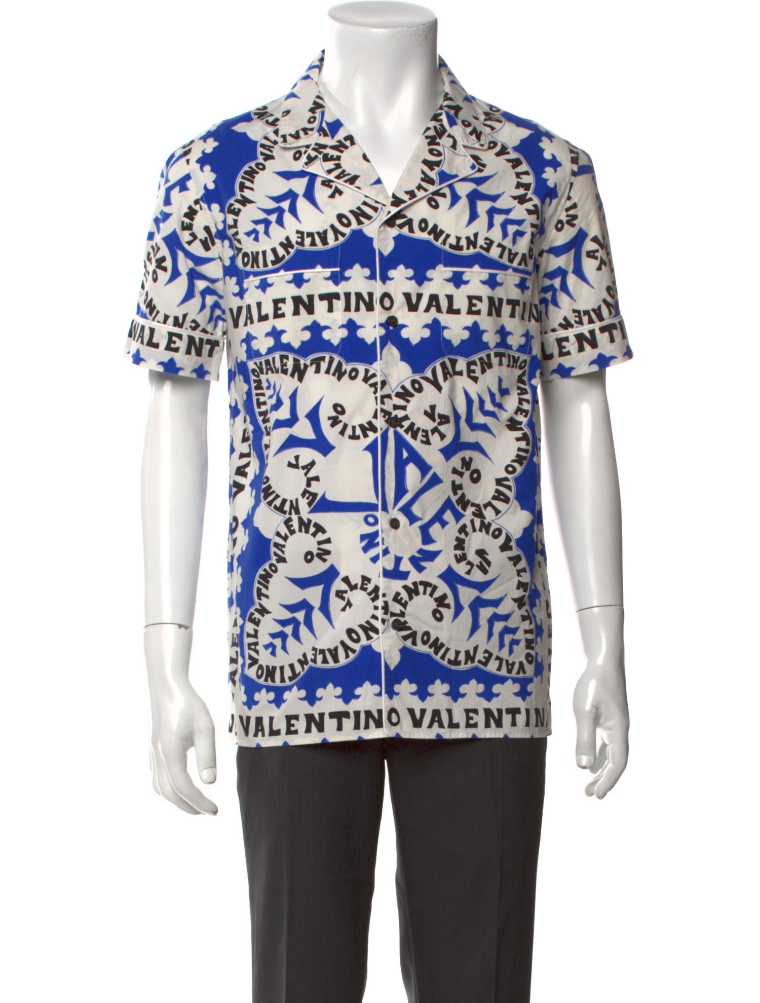 Valentino Printed Short Sleeve Shirt