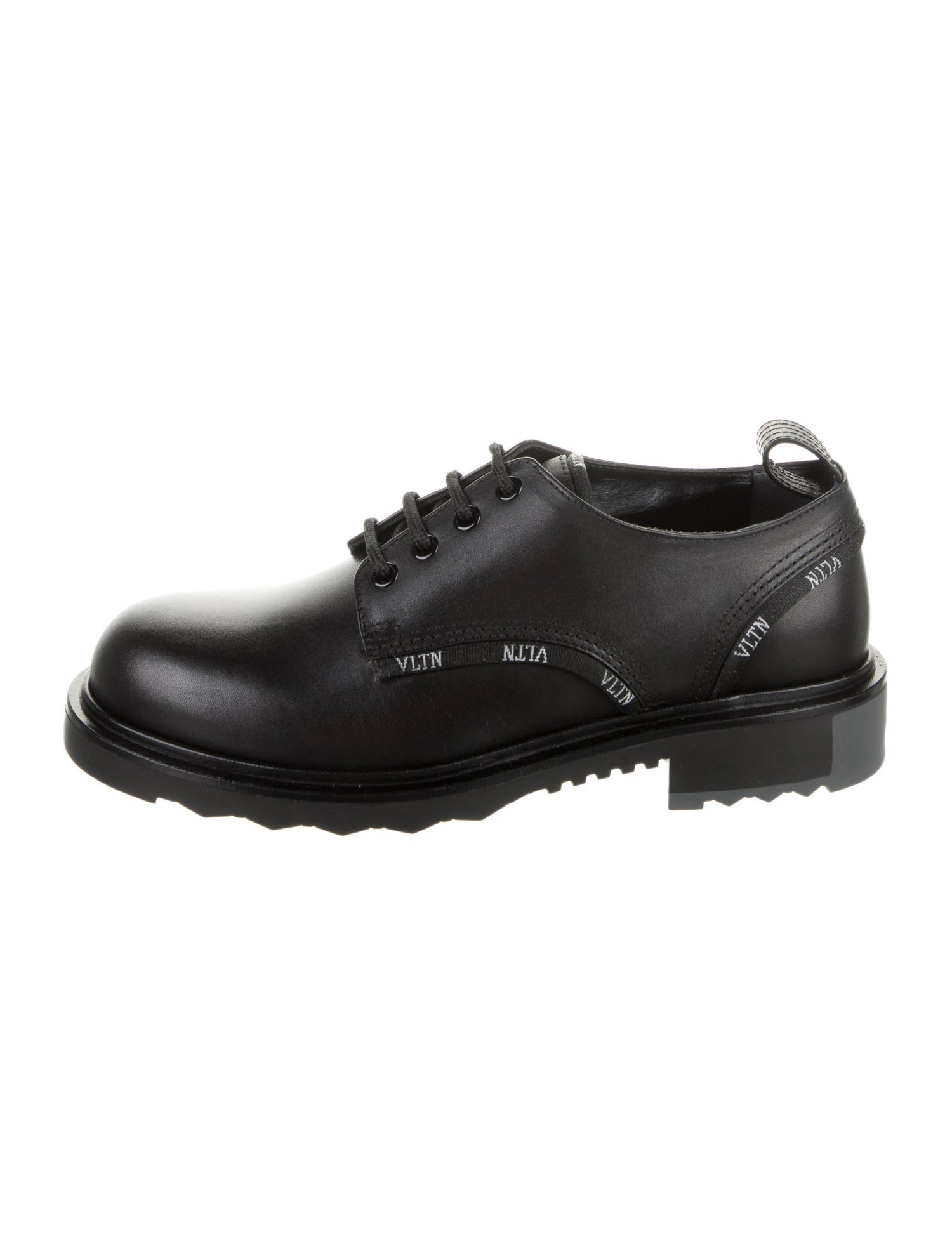 Valentino Leather Derby Shoes