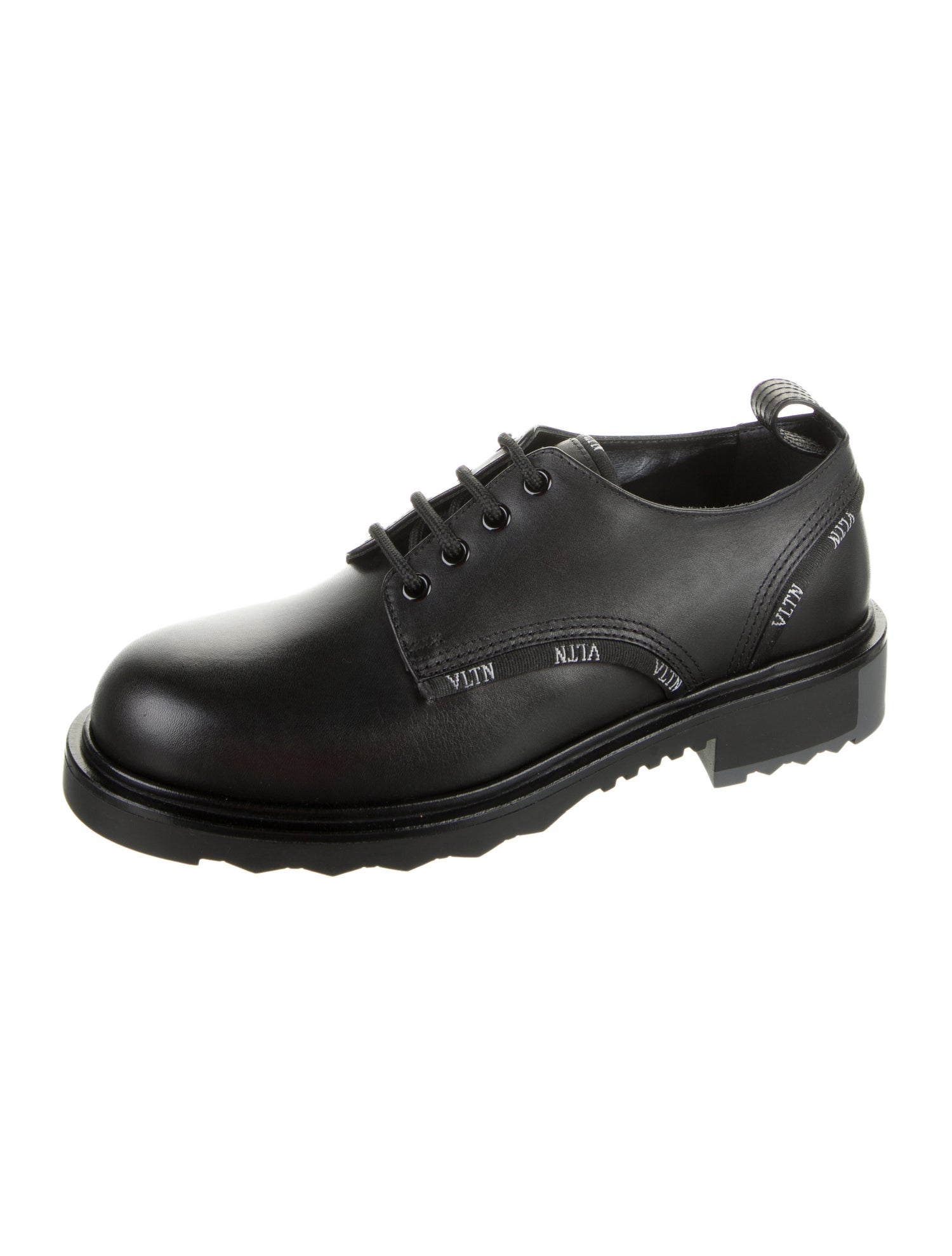 Valentino Leather Derby Shoes