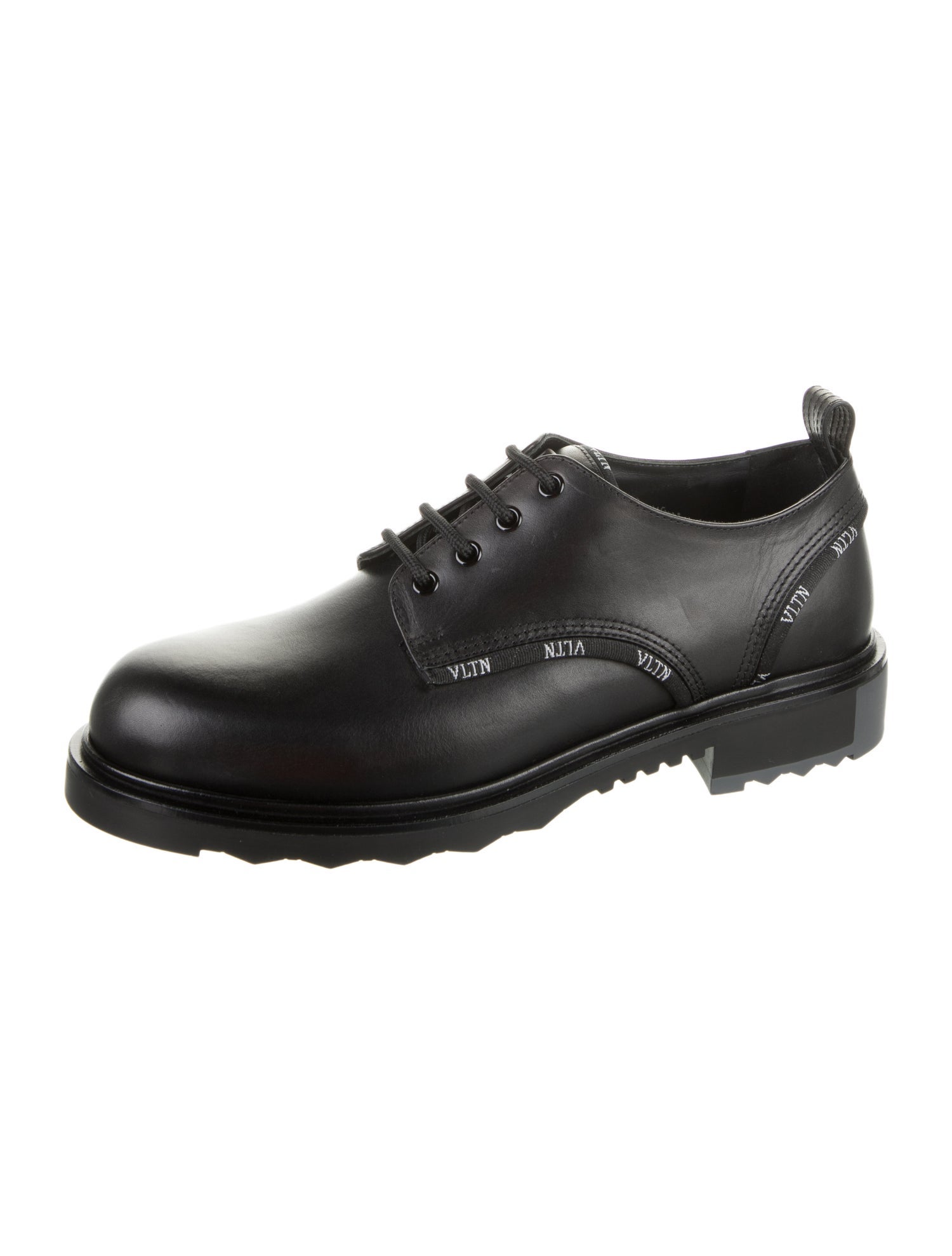 Valentino Leather Derby Shoes