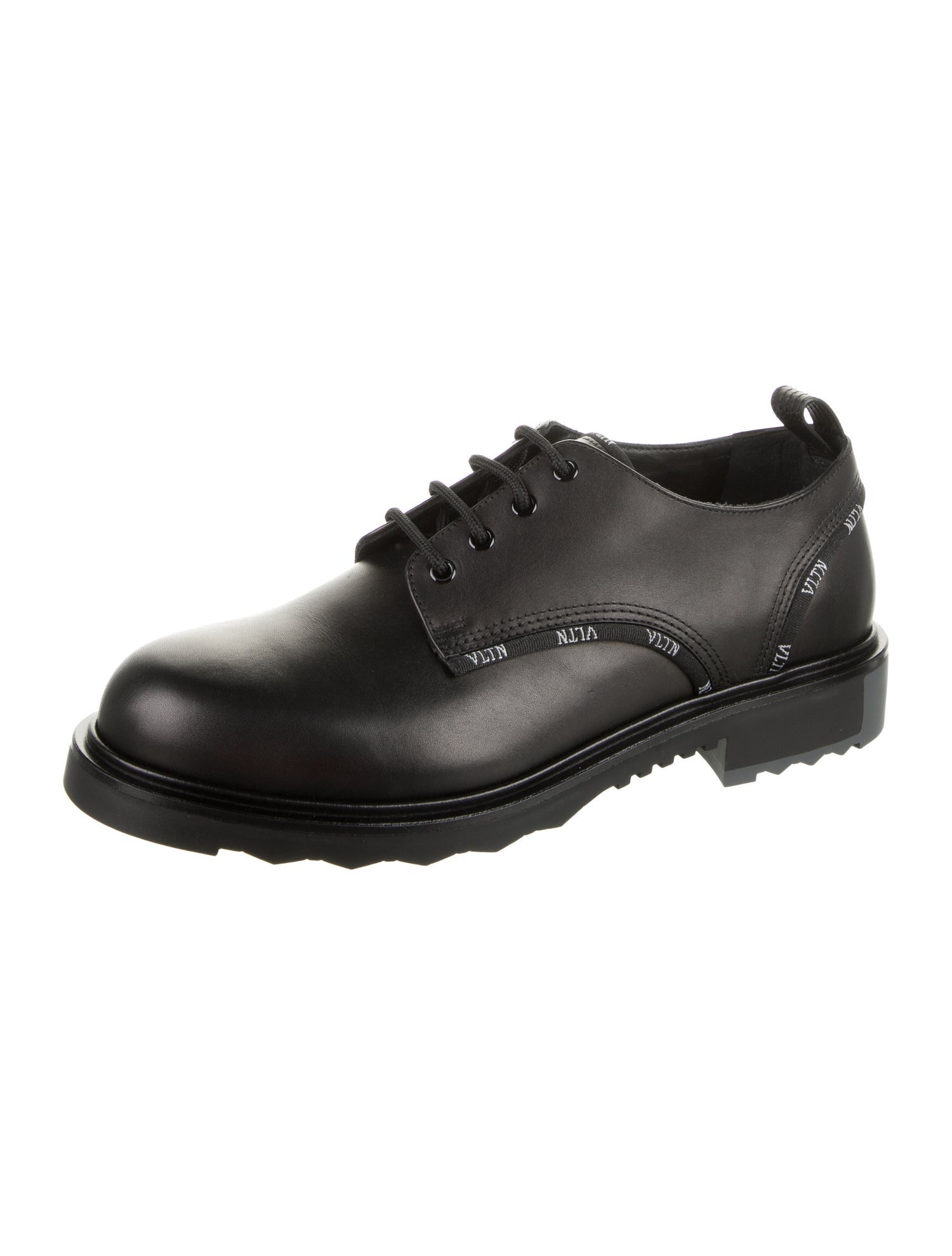 Valentino Leather Derby Shoes