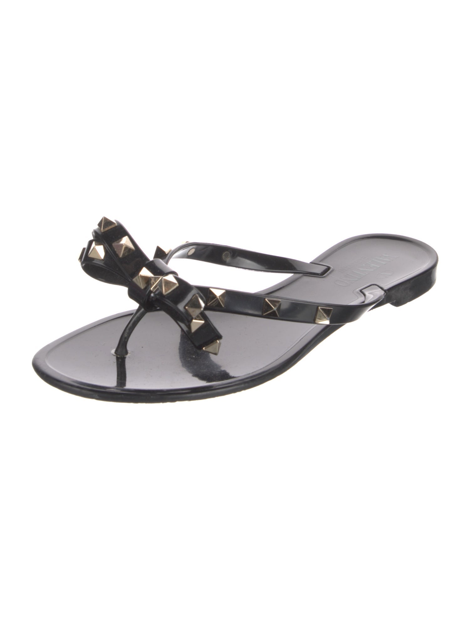 Valentino Rockstud Accents PVC Slides