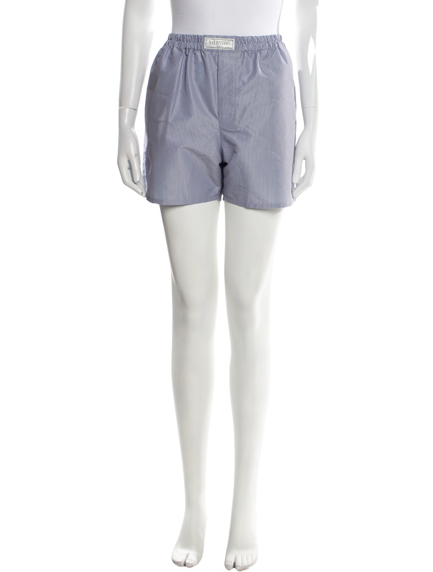 Valentino Striped Mini Shorts