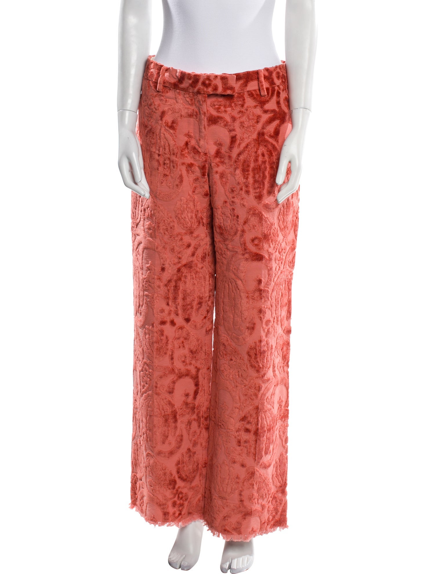Valentino Printed Wide Leg Pants