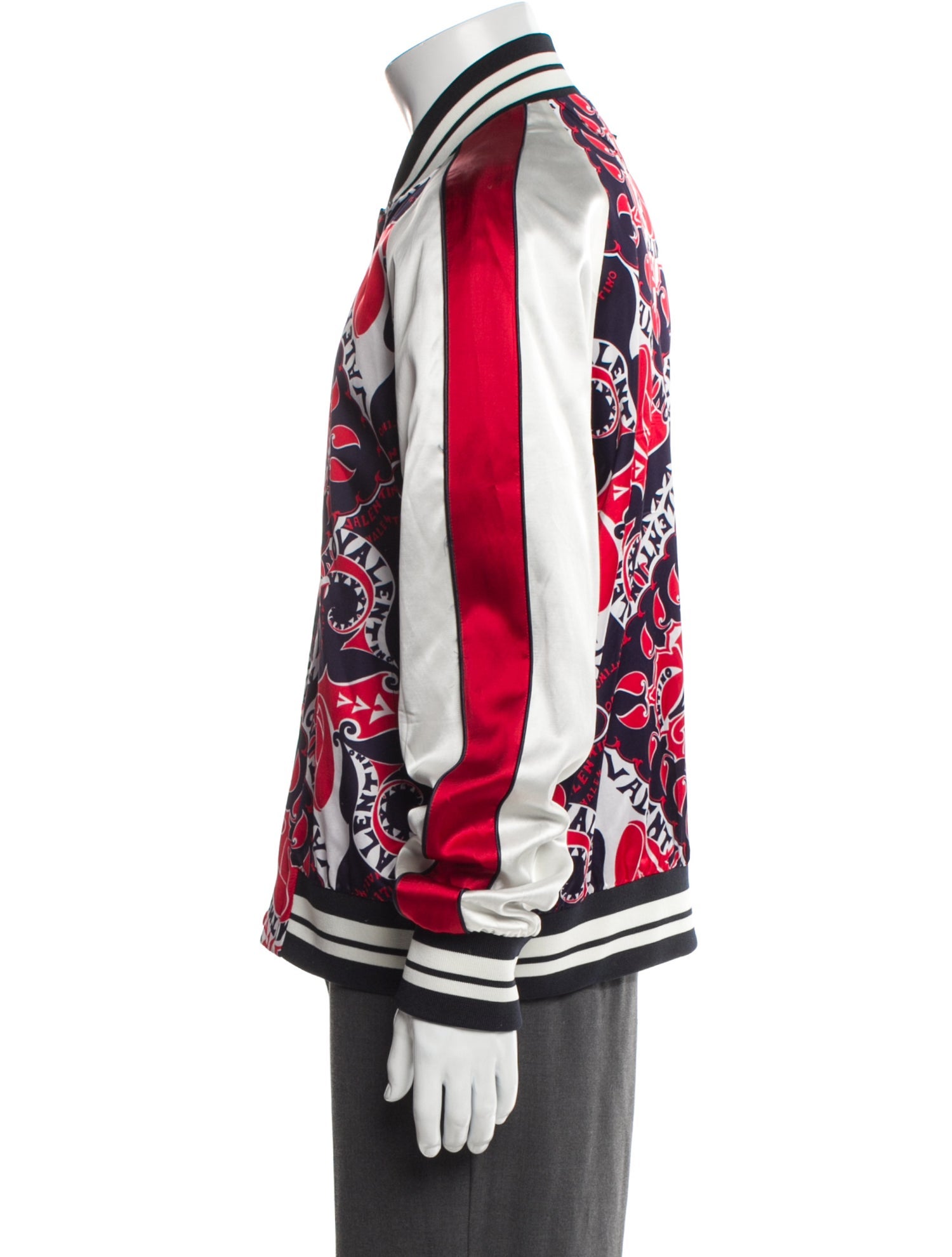 Valentino Graphic Print Bomber Jacket