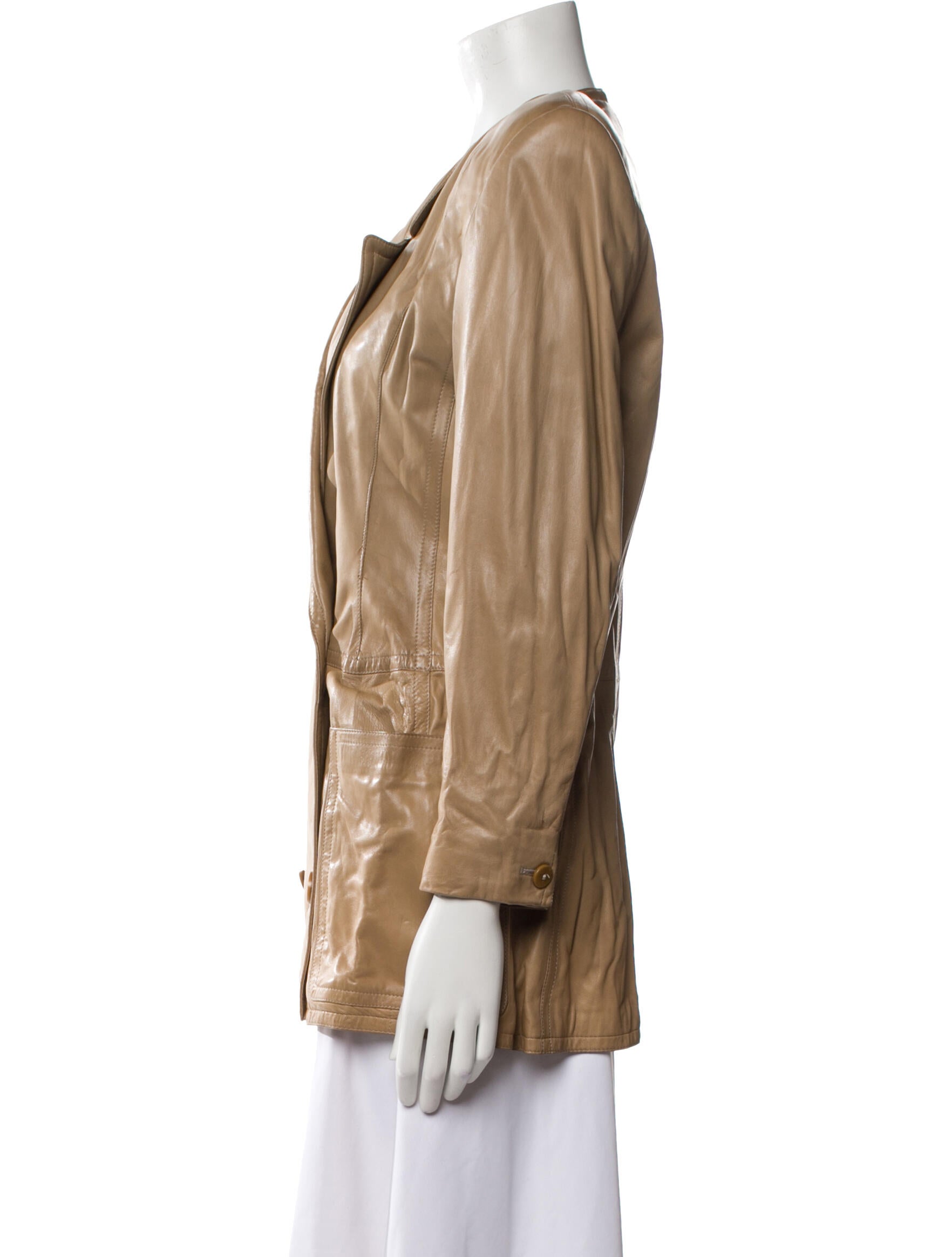 Valentino Leather Blazer