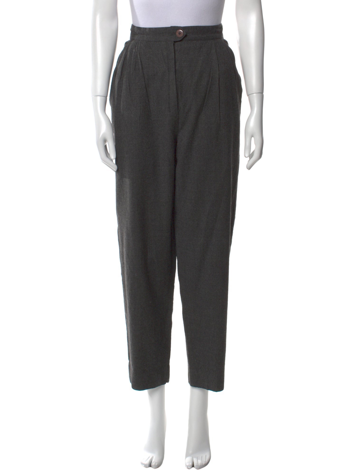 Valentino Wool Straight Leg Pants