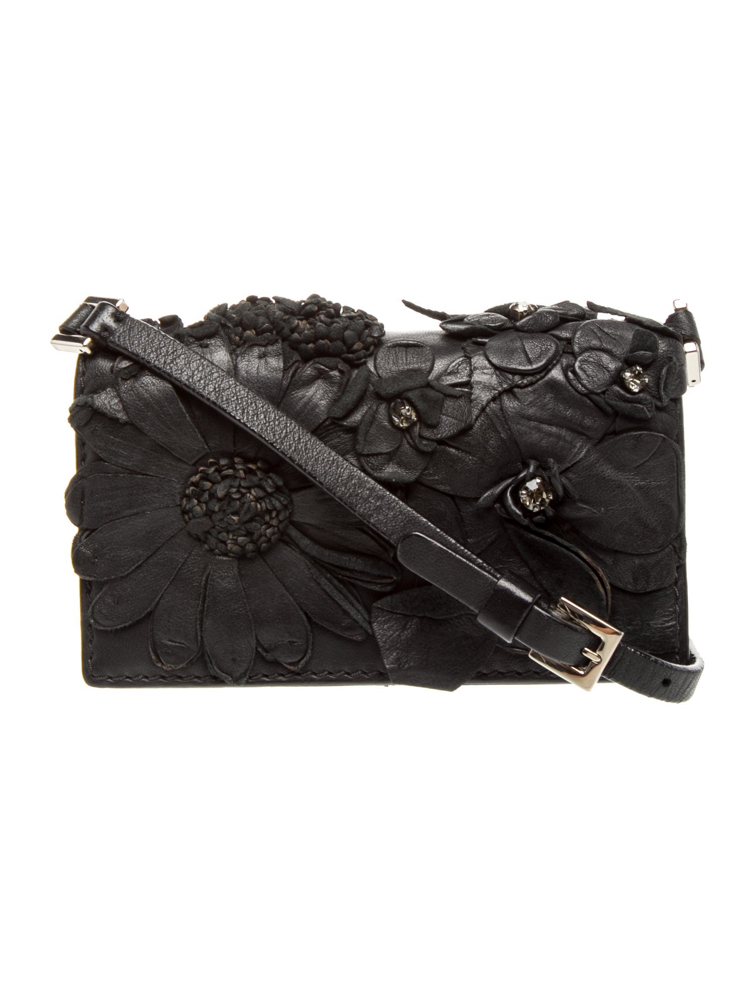 Valentino Leather Messenger Bag