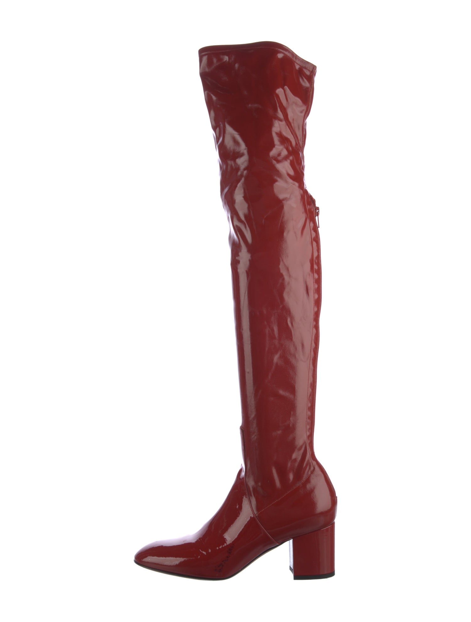Valentino Patent Leather Sock Boots