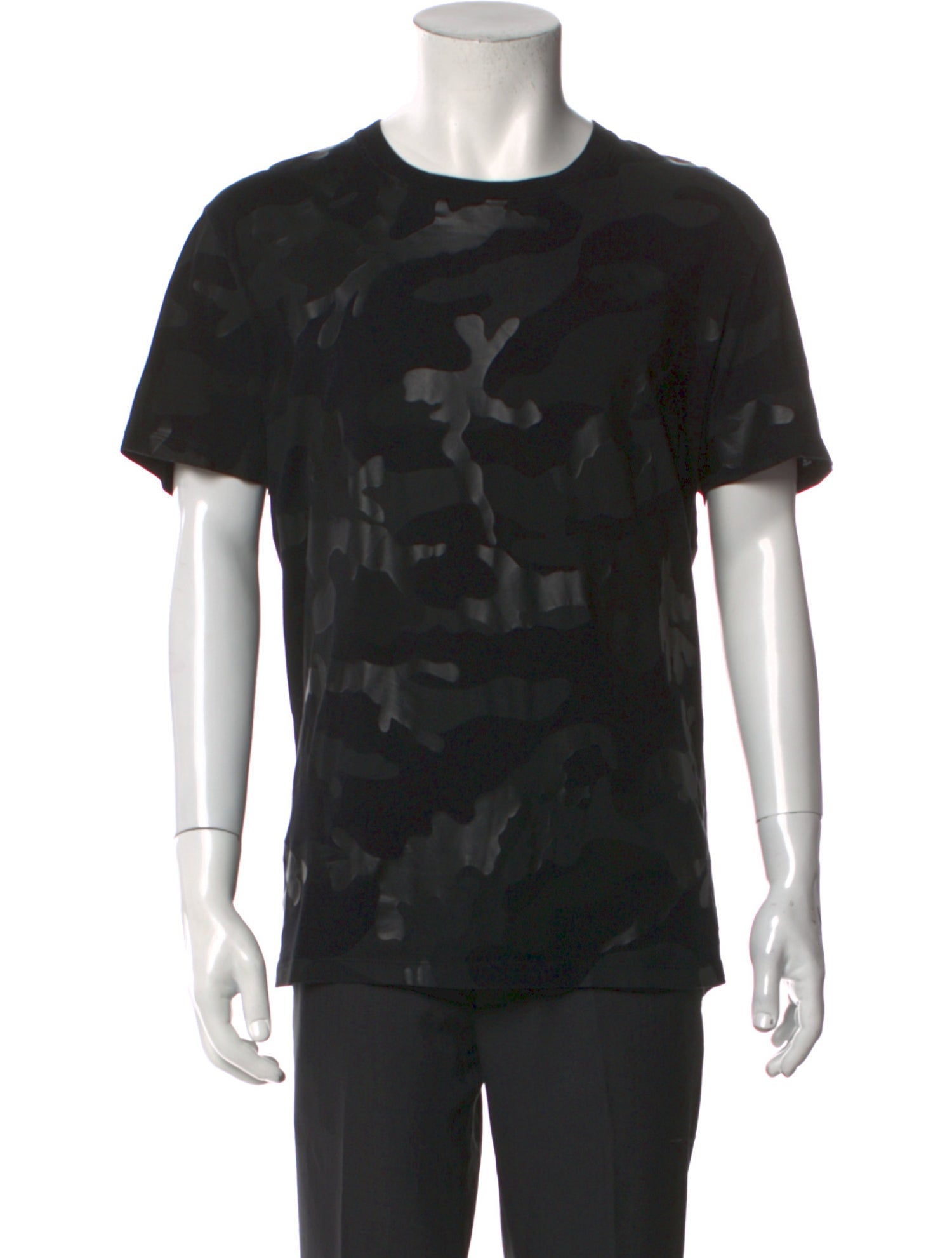 Valentino Rockstud Accents Printed T-Shirt