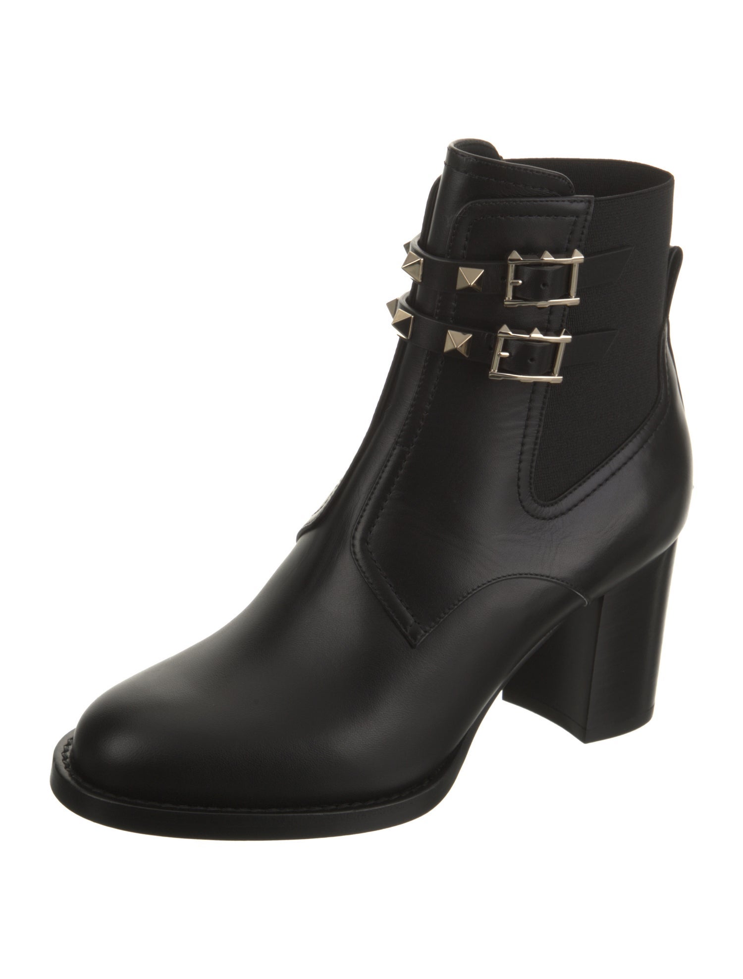 Valentino Leather Printed Sneakers