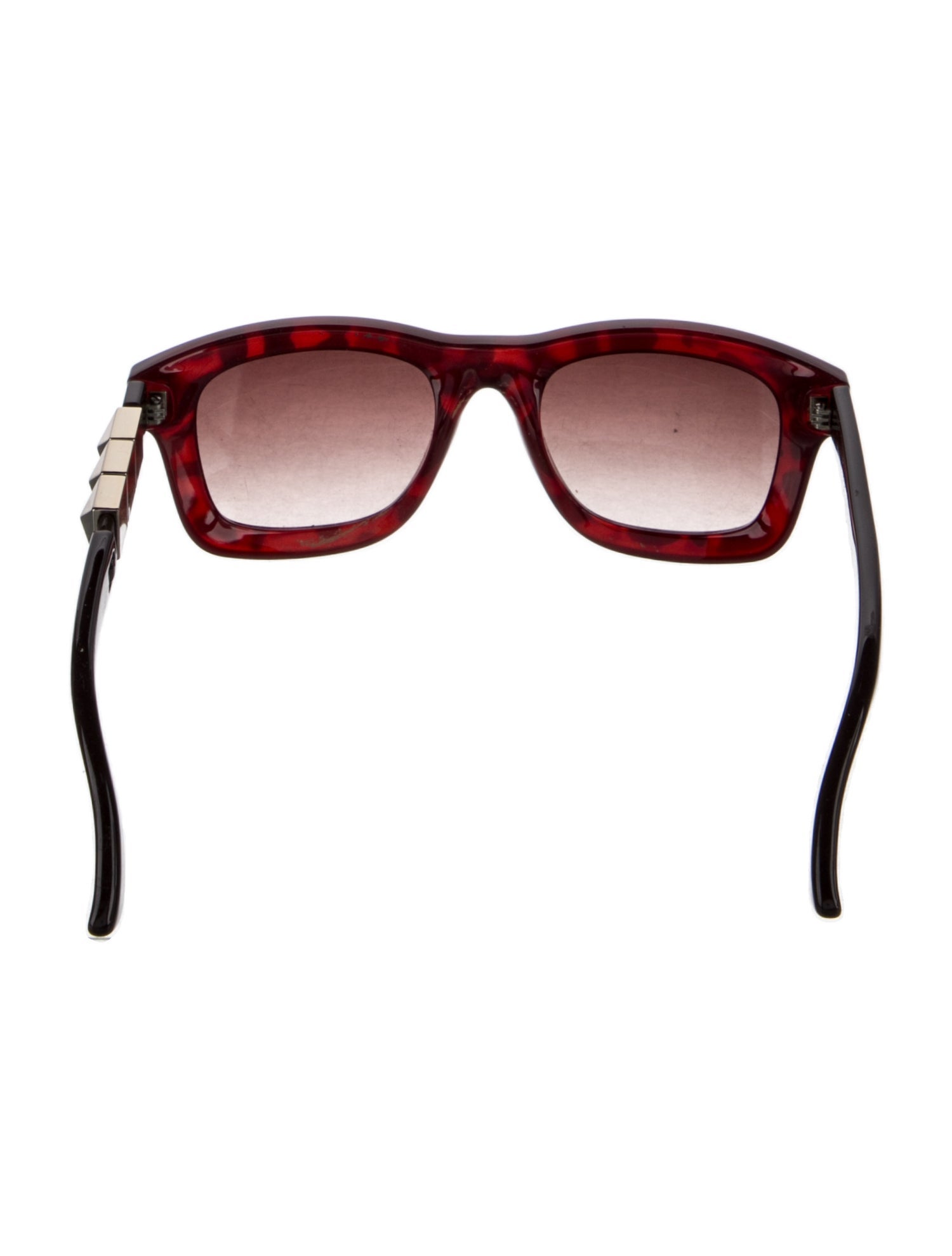 Valentino Rockstud Accents Wayfarer Sunglasses