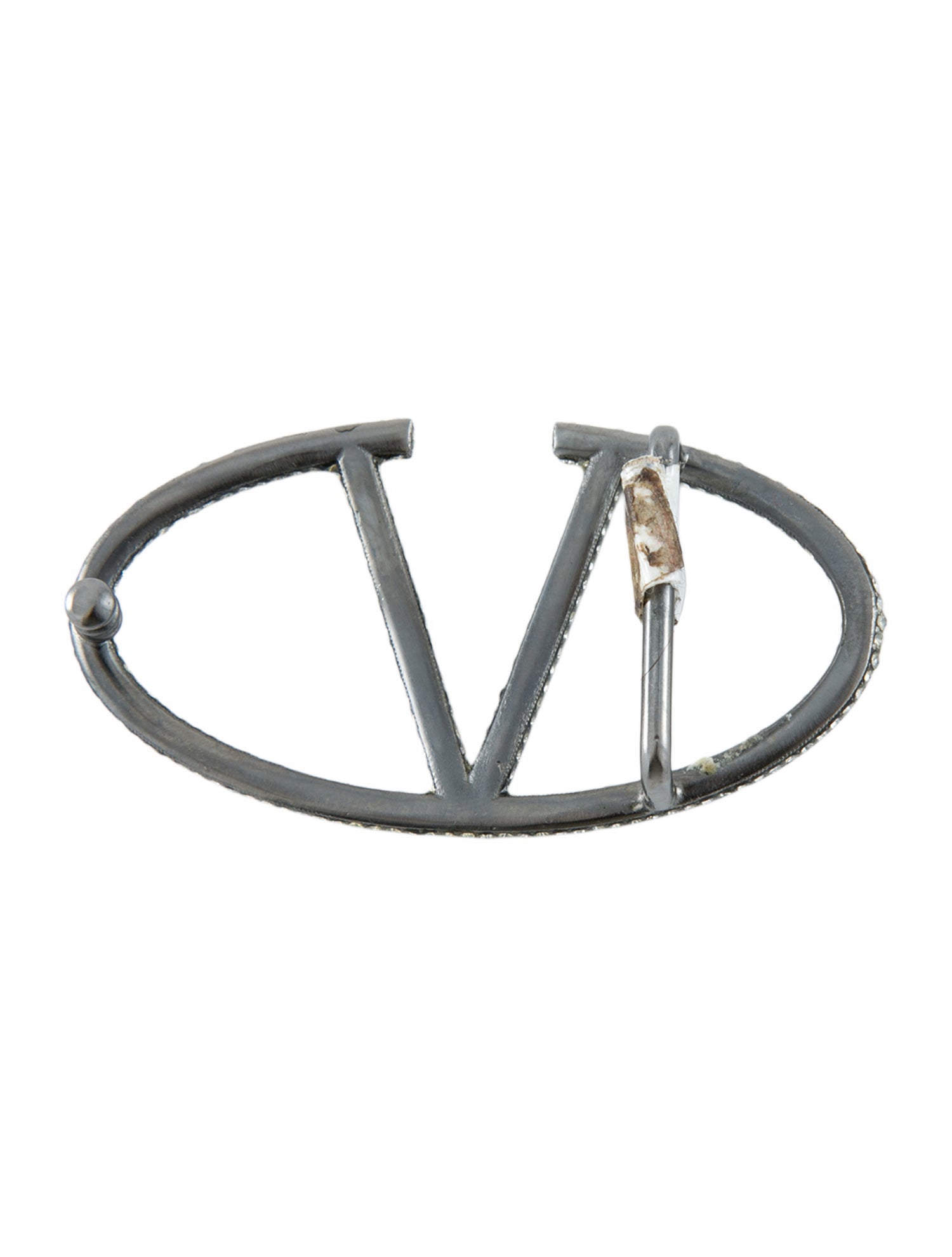 Valentino Valentino V Logo Belt Buckle