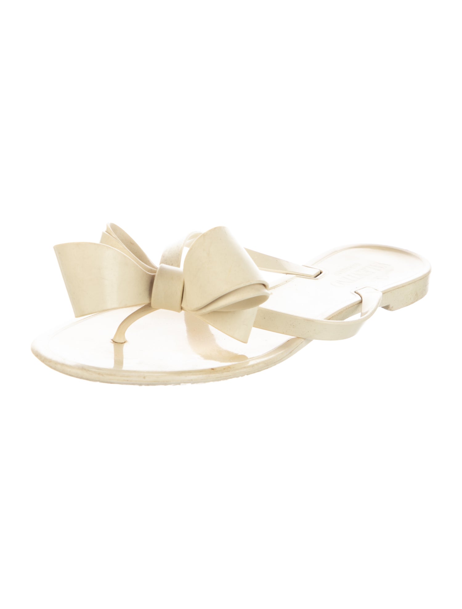 Valentino Rockstud Accents Rubber Slides