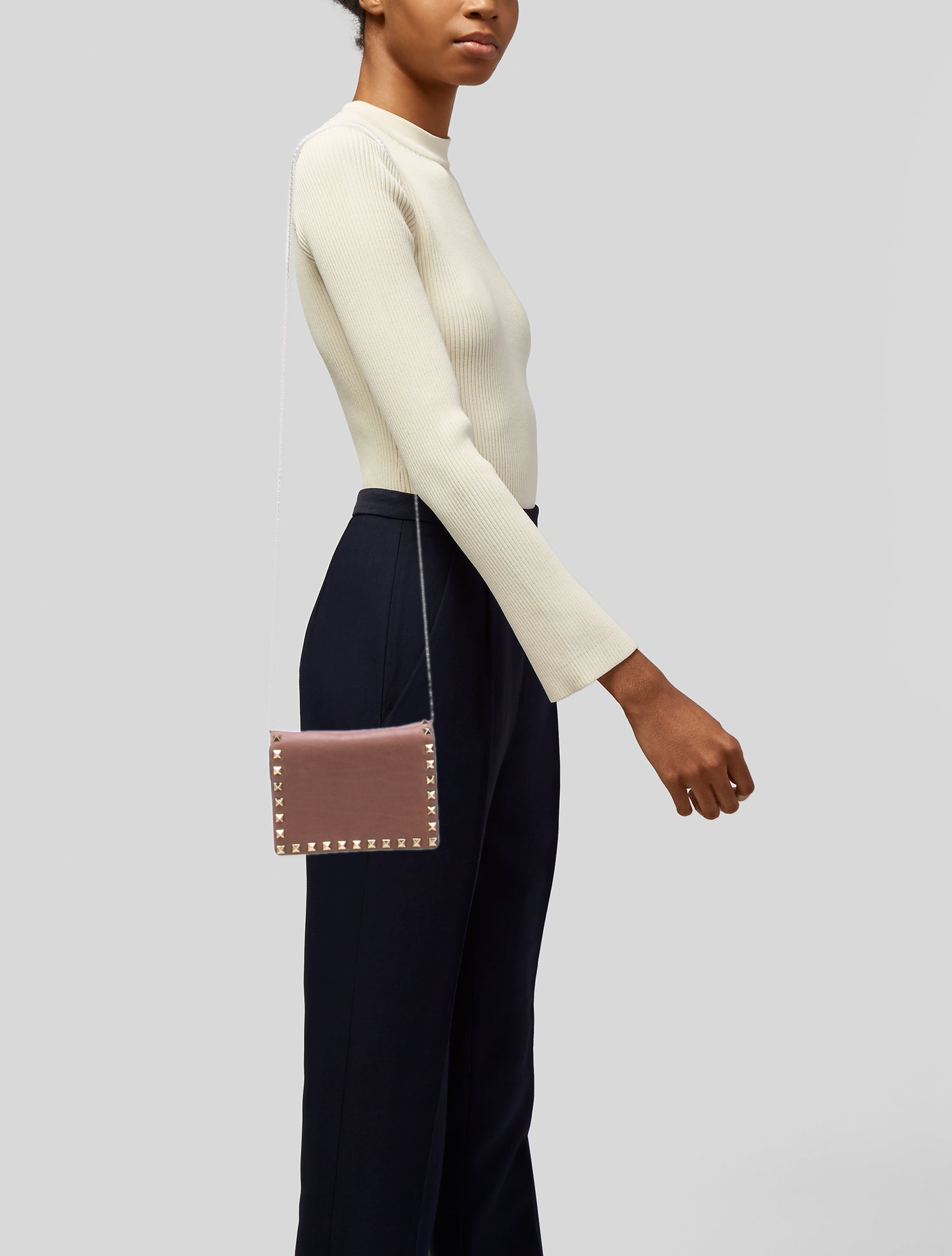 Valentino Rockstud Clutch