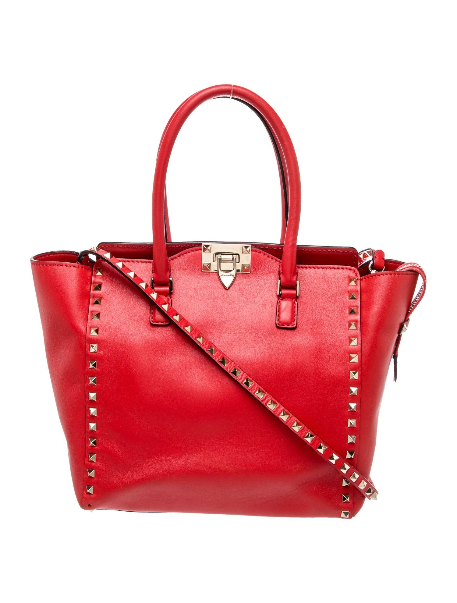Valentino Rockstud Top Handle Bag
