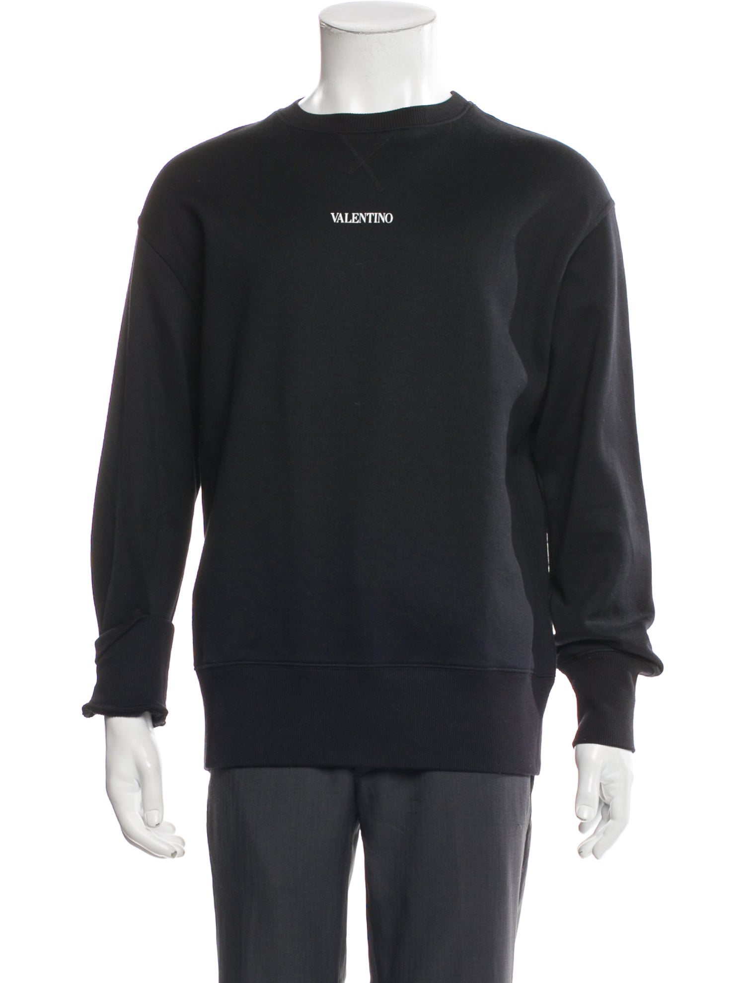 Valentino Rockstud Accents Graphic Print Pullover