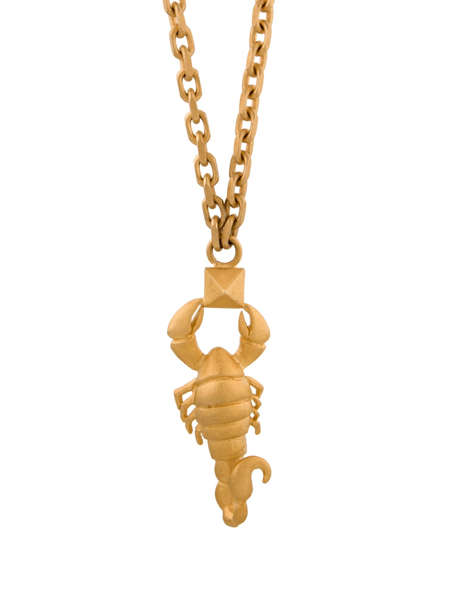 Valentino Scorpio Zodiac Chain Pendant Necklace